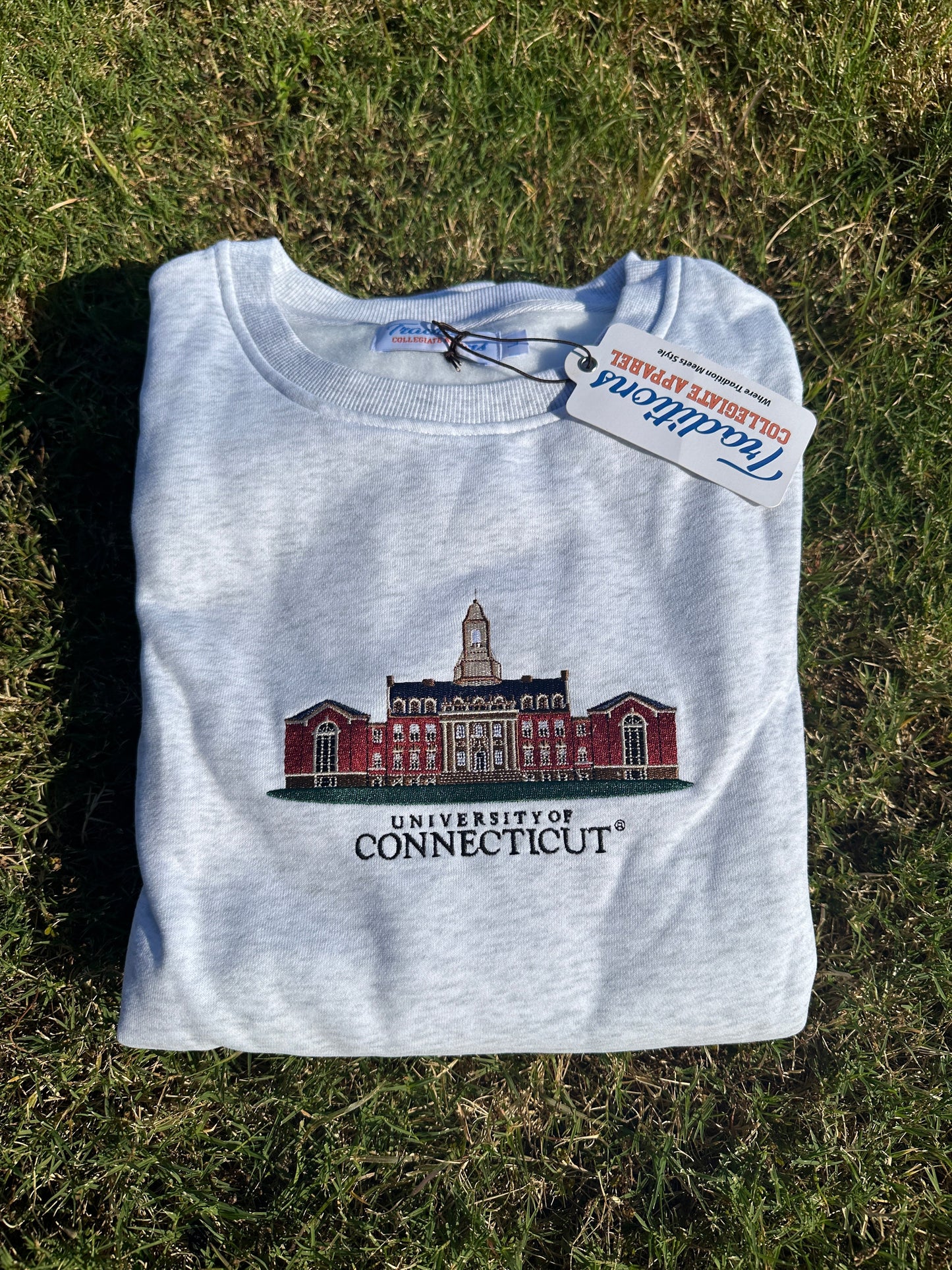 Official UConn Crewneck (Heather Grey)