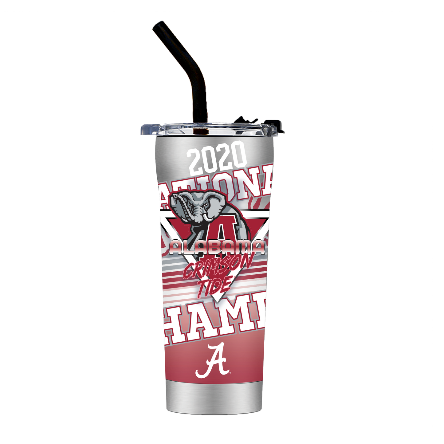 Alabama Straw Tumbler 2020 National Champs
