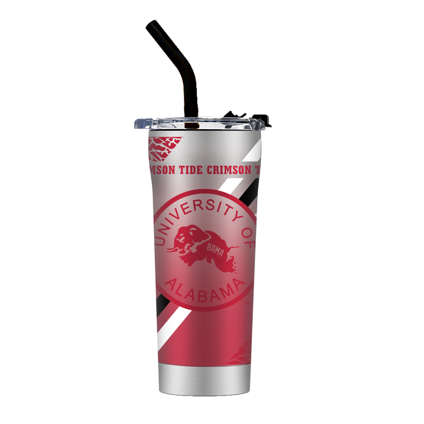 Alabama Vault Collection Straw Tumbler