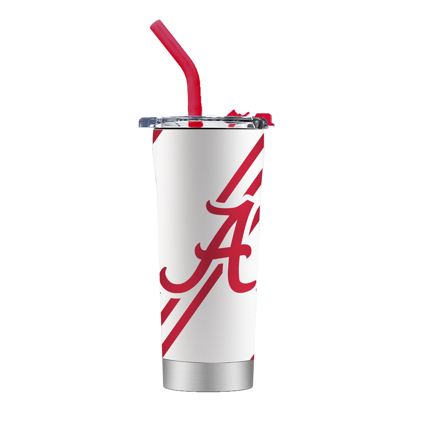 Alabama White Straw Tumbler