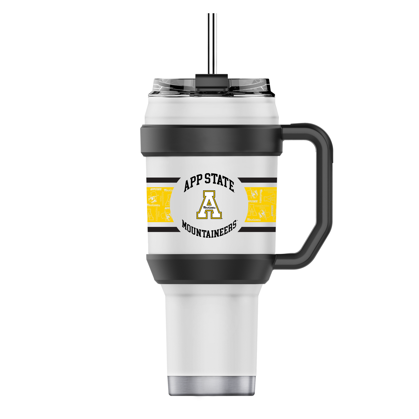 Appalachian State 40oz Stainless Steel Tumbler - White