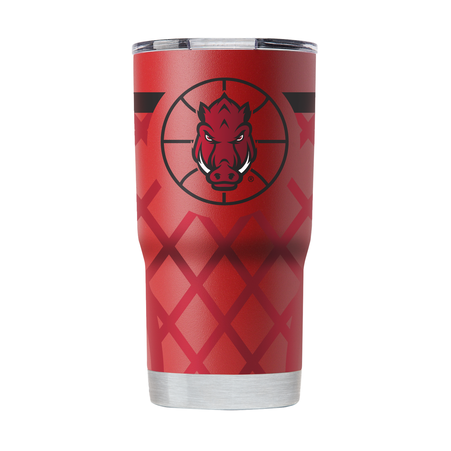 Arkansas 20oz Cardinal Red Basketball Tumbler