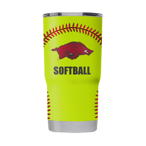 Arkansas 20oz Softball Tumbler