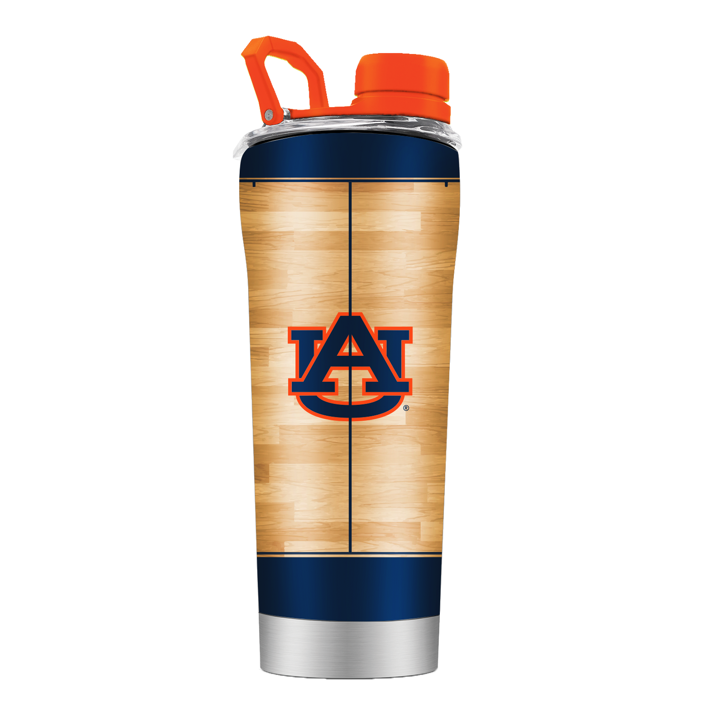 Auburn Basketball Court Stainless Steel Shaker