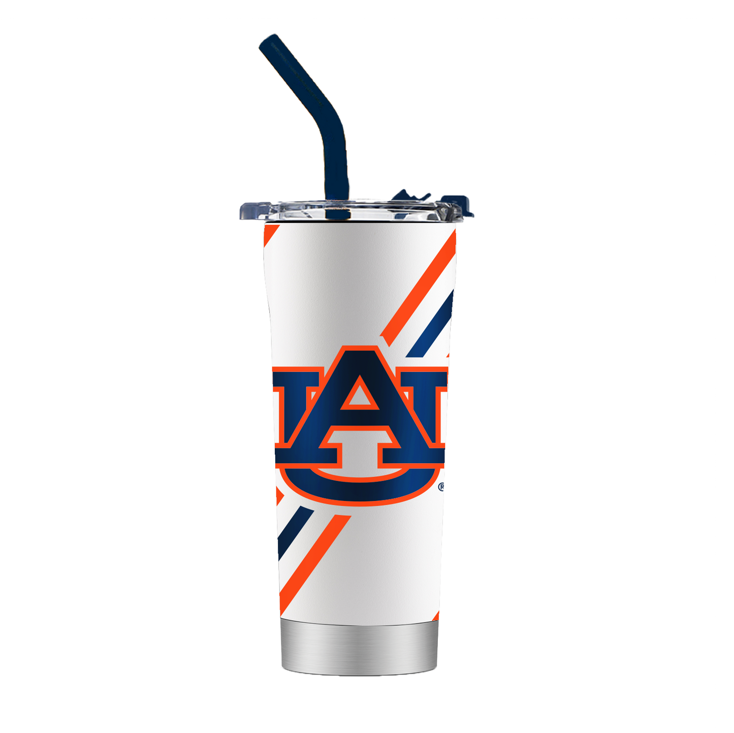 Auburn White Straw Tumbler