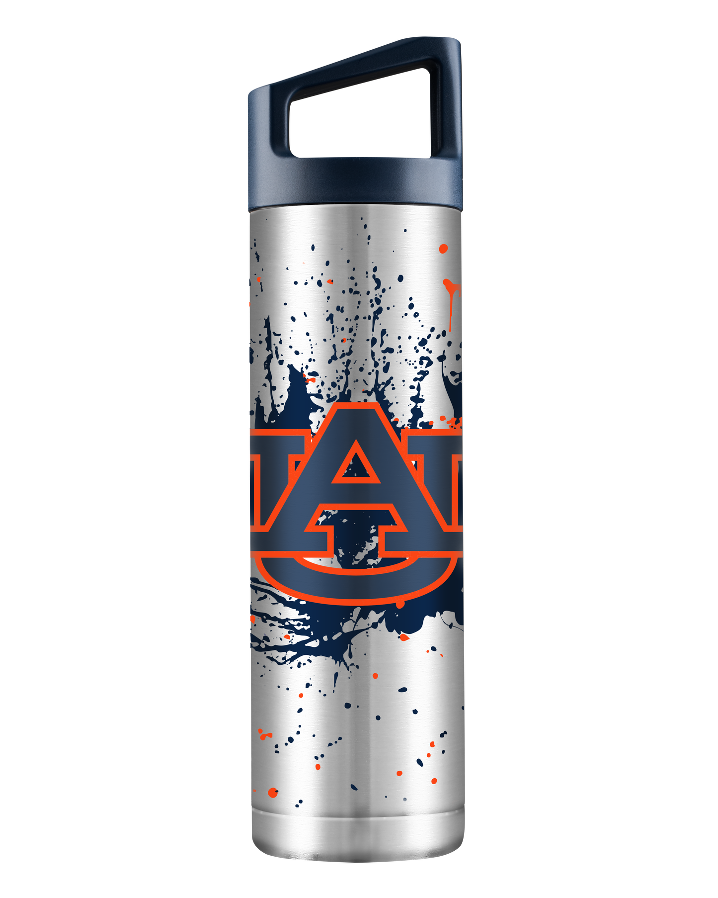 Auburn 22oz Stainless Steel Bottle - Paint Splatter