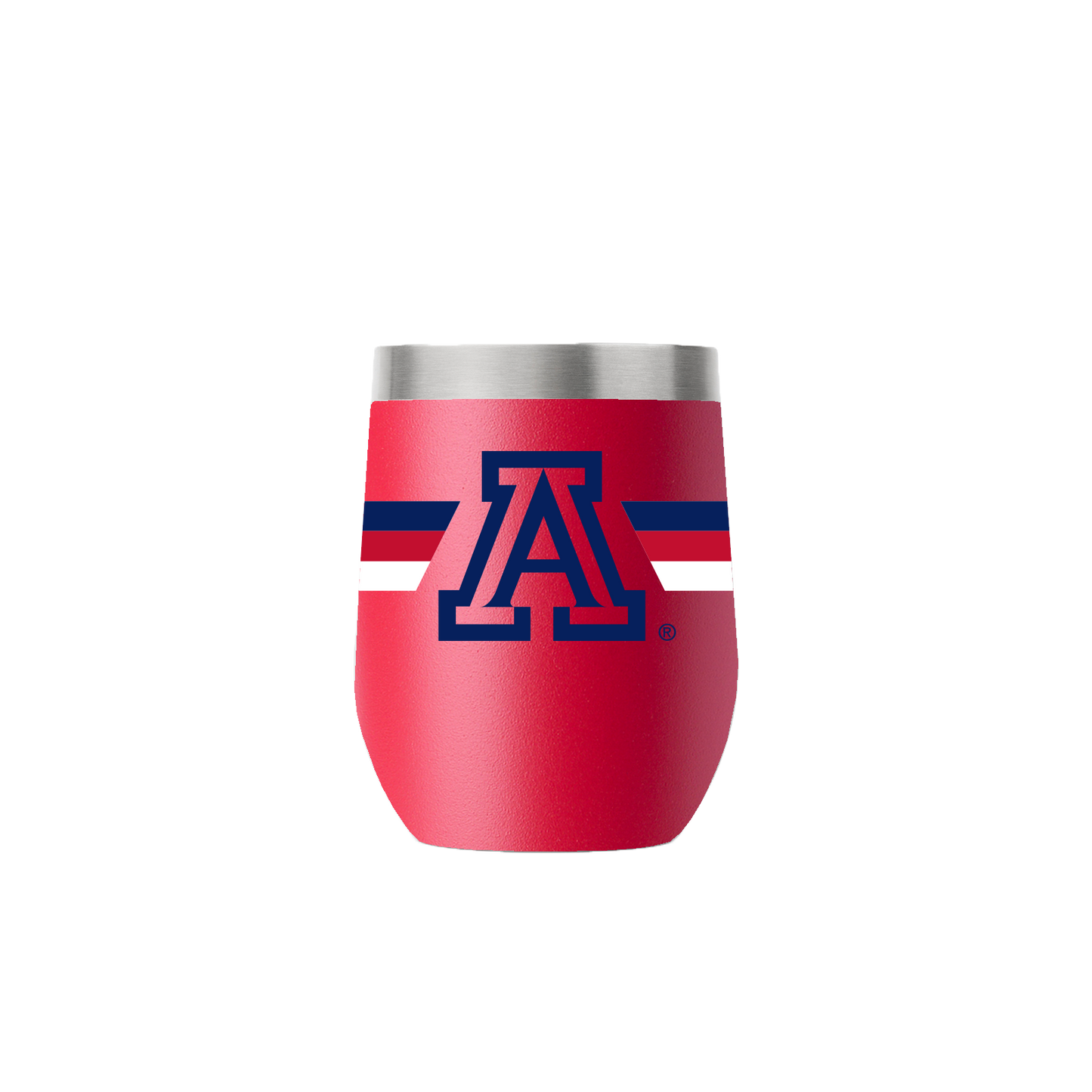 Arizona 12oz Stemless Red Tumbler