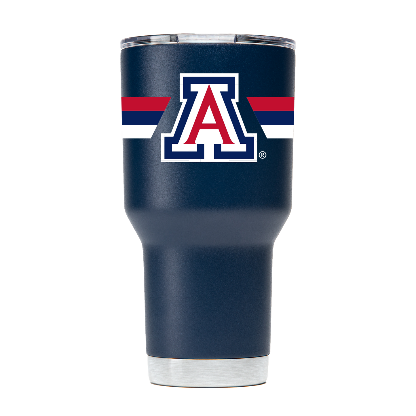 Arizona 30oz Navy Tumbler w- Stripes