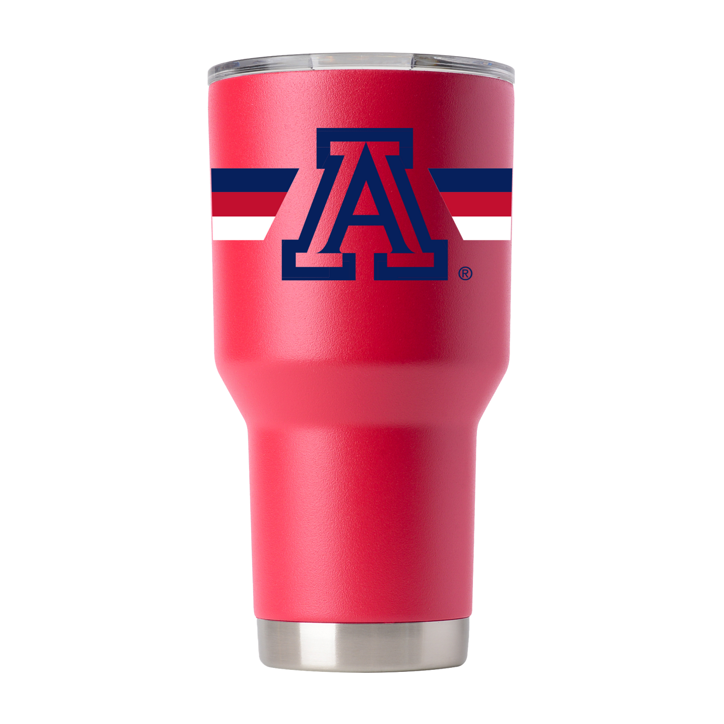 Arizona 30oz Red Tumbler w- Stripes