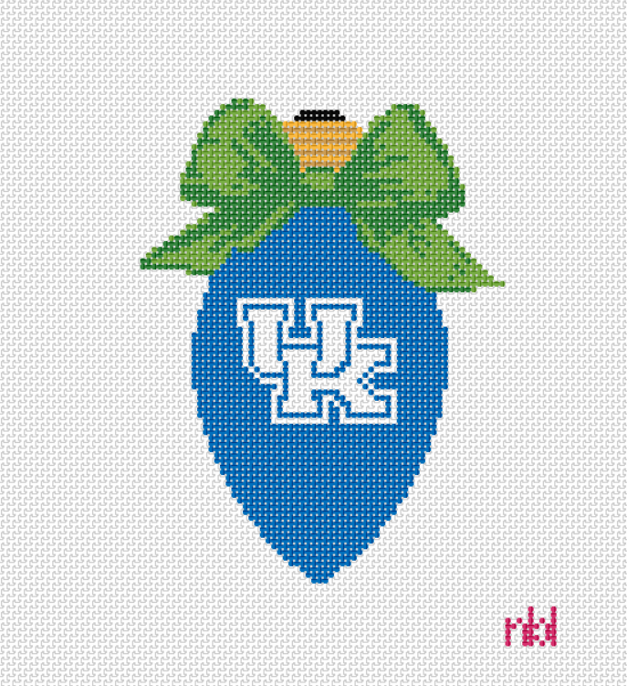 Kentucky Christmas Bow Light Bulb