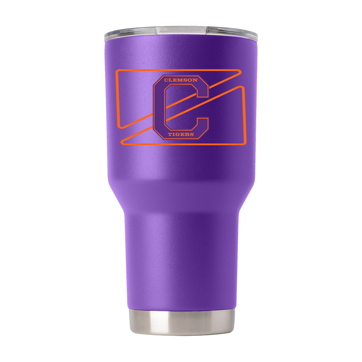 Clemson College Vault 30oz "Block C" Tumbler