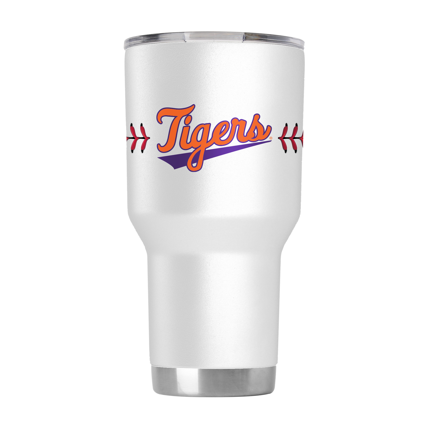 Clemson 30oz "Tigers" Baseball Tumbler