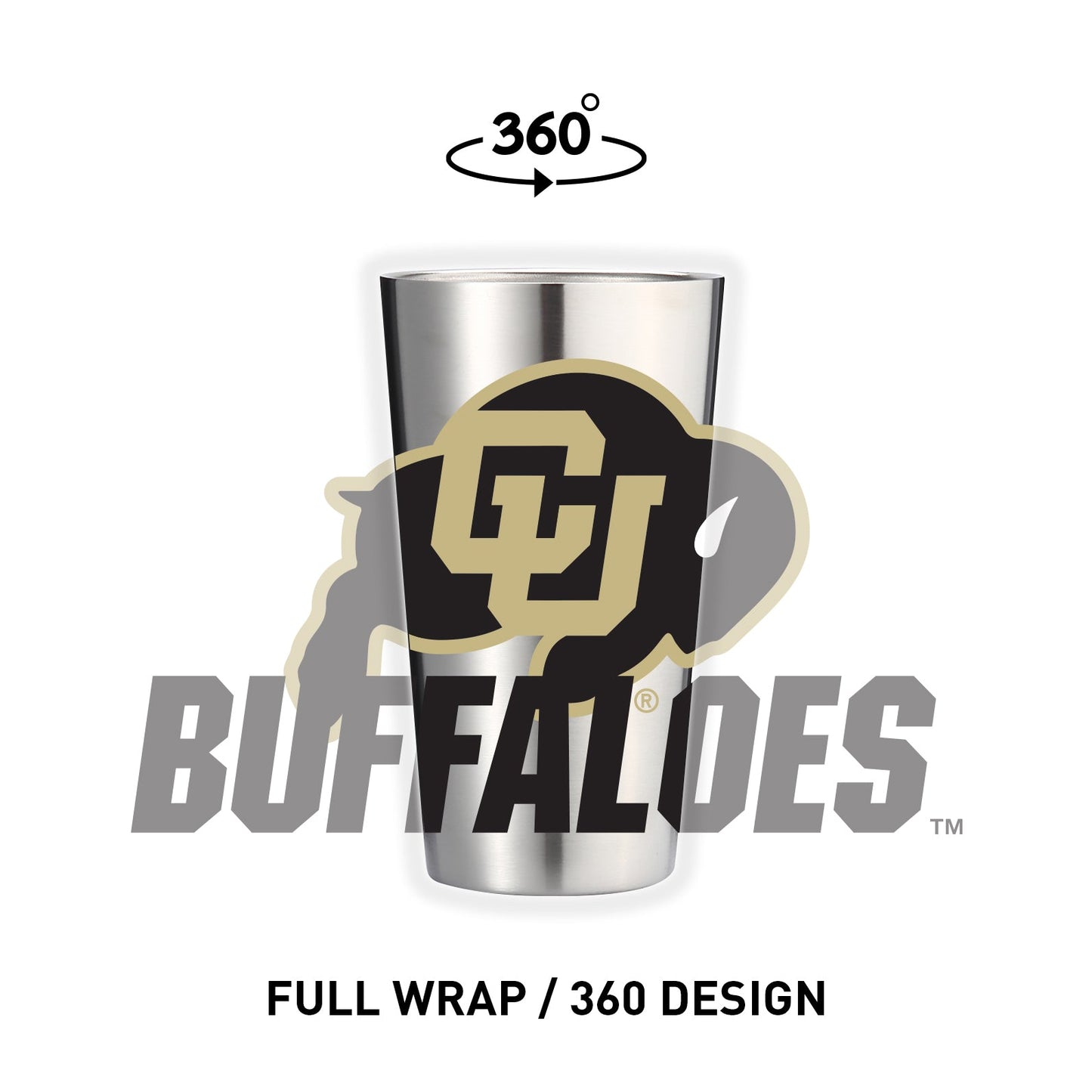 Colorado 16oz Stainless Pint