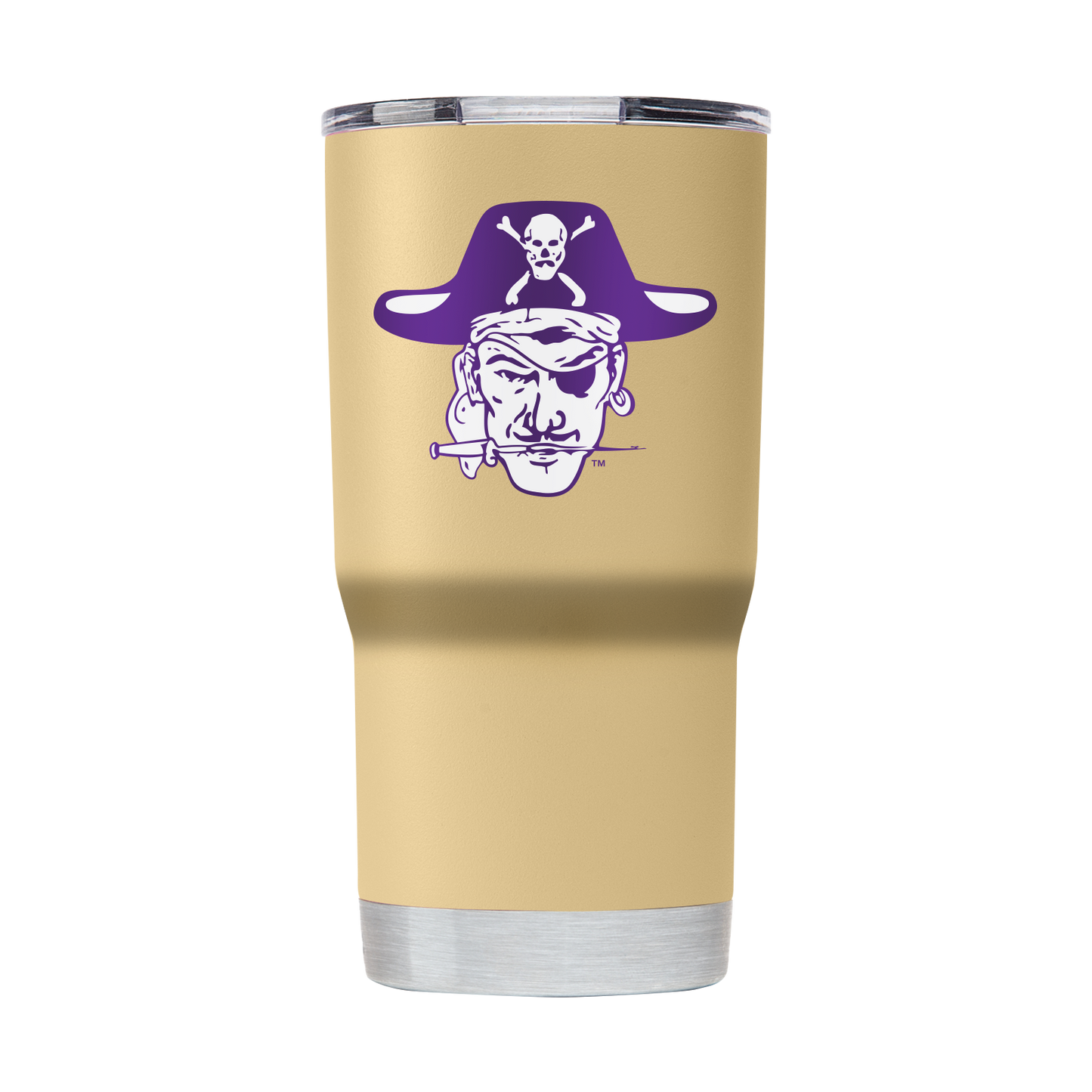 East Carolina College Vault 20oz Gold Tumbler