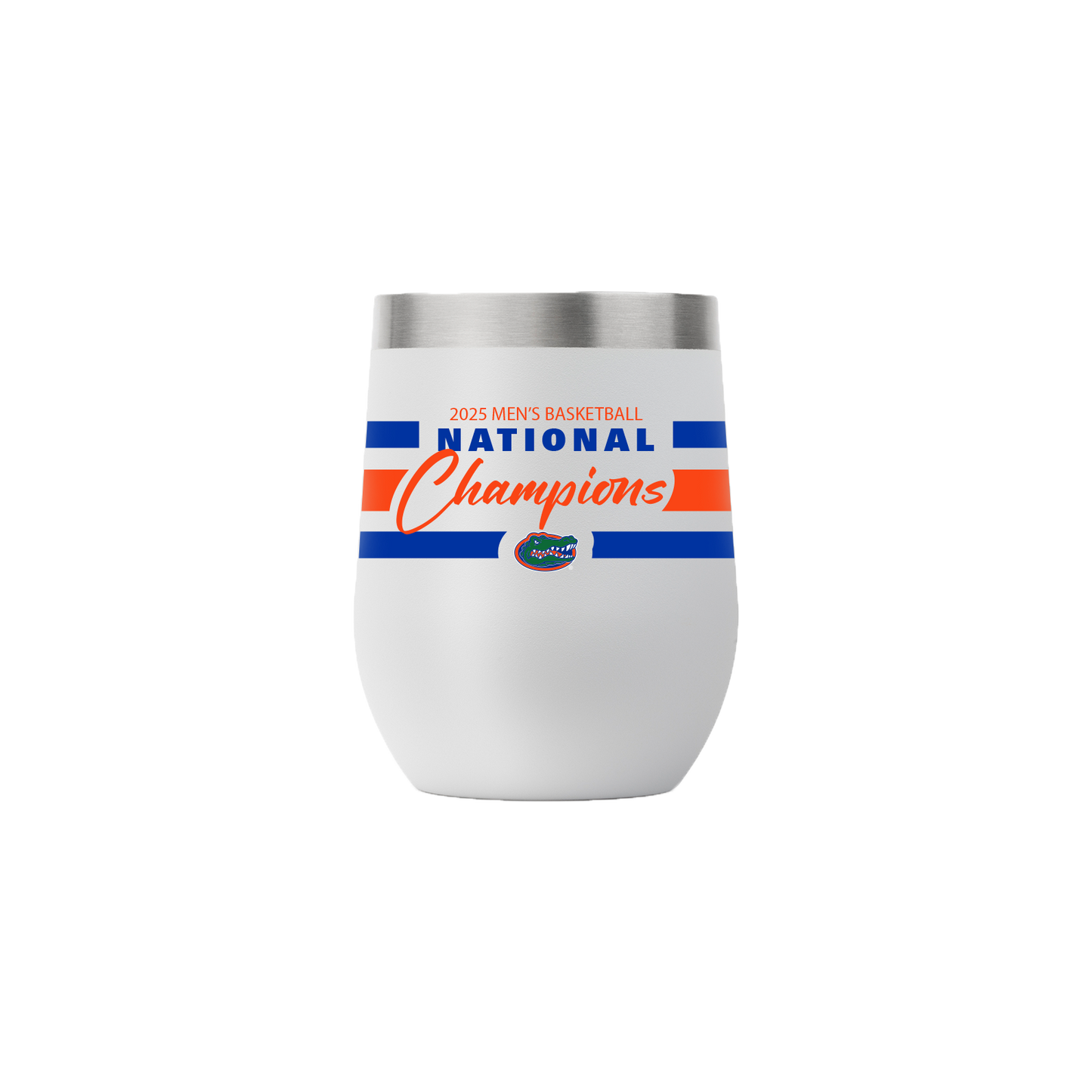 Florida 2025 National Champions 12oz Stemless Tumbler