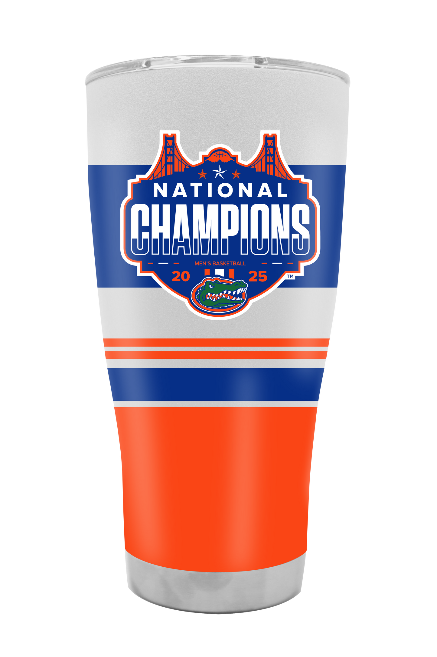 Florida 2025 National Champions 30oz Stripe Tumbler