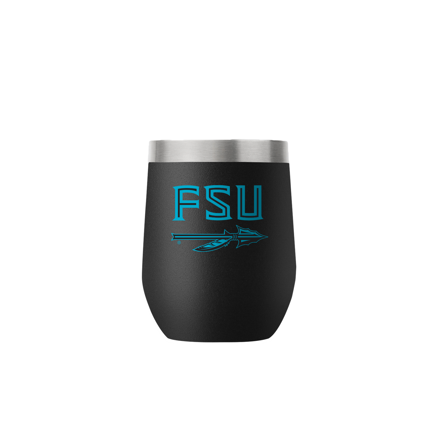 Florida State 12oz Turquoise Collection Stemless