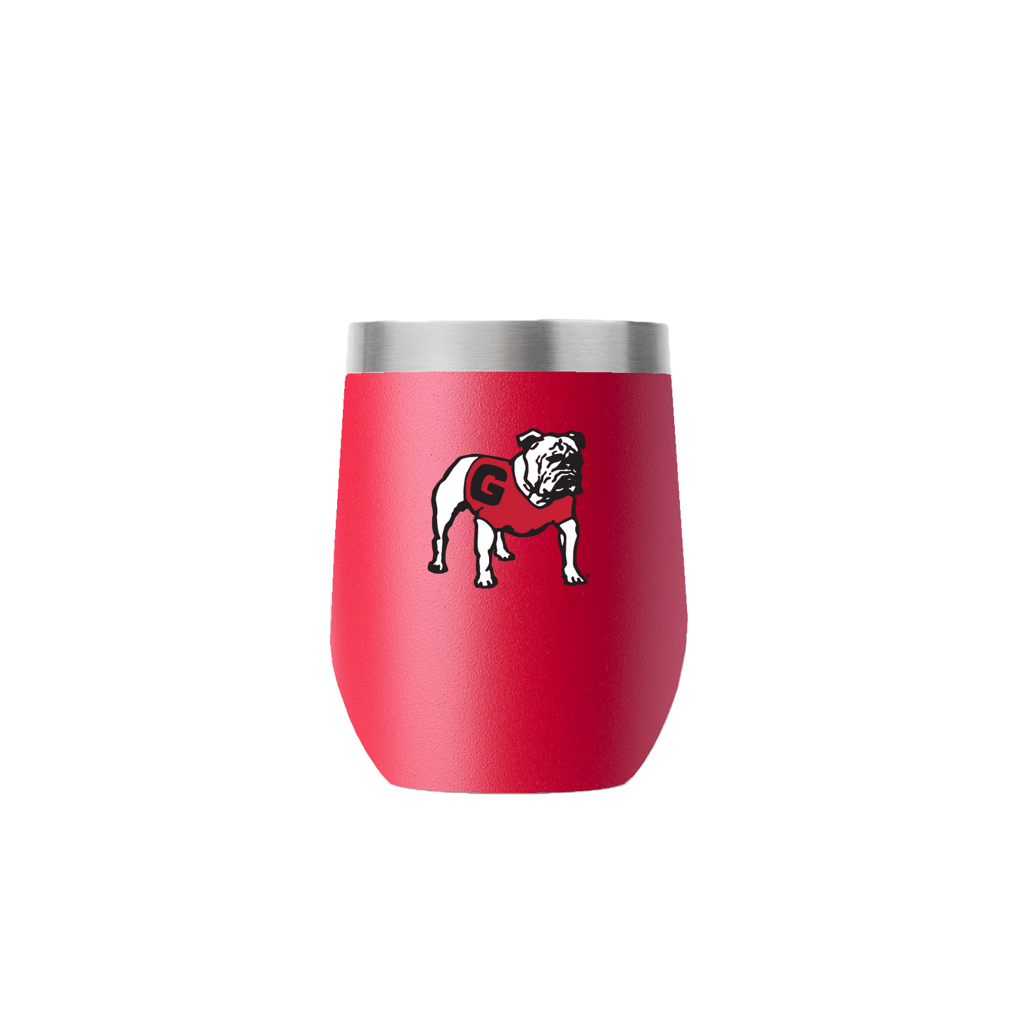 Georgia 12oz Stemless Red Tumbler 4th