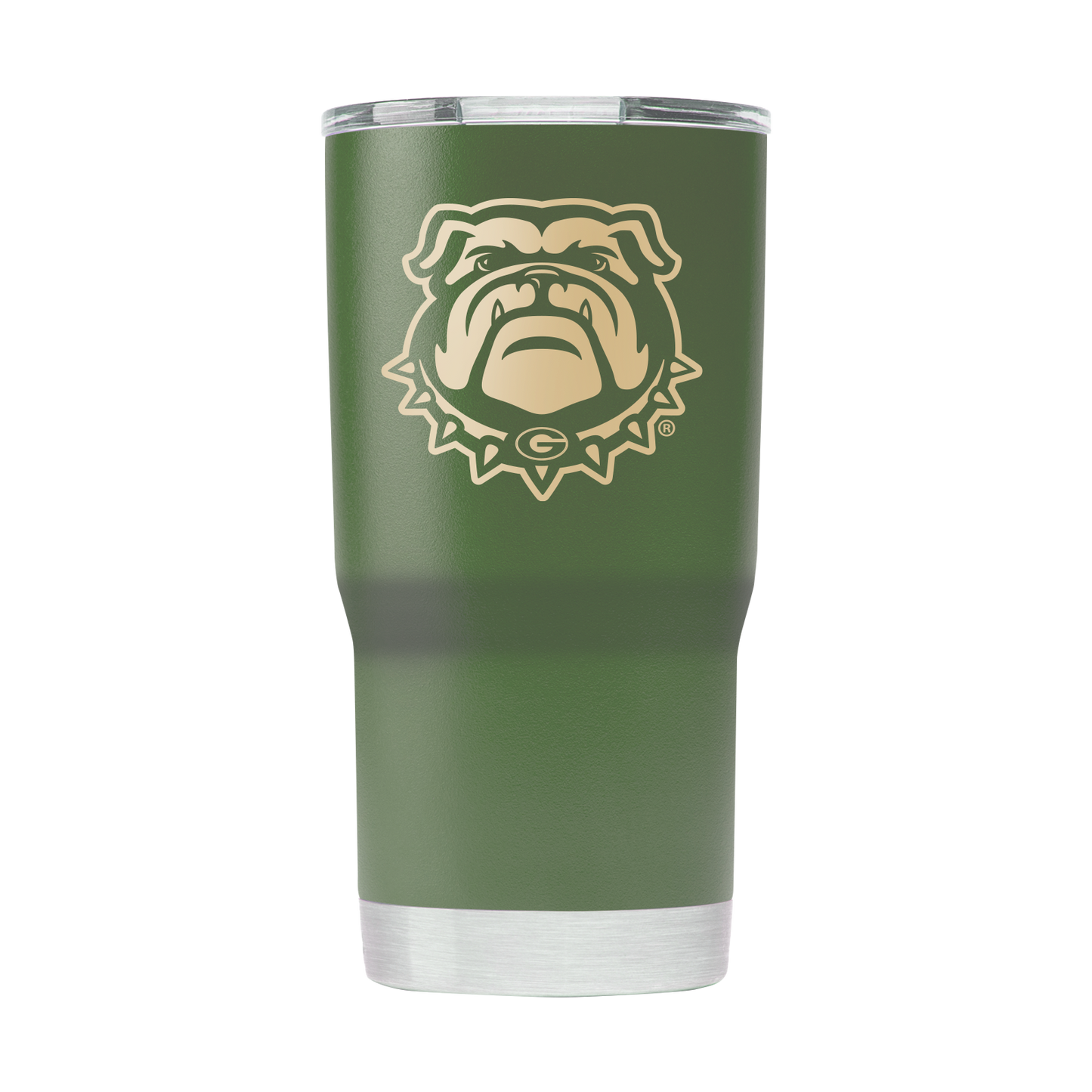 Georgia 20oz Olive Green Tumbler - American Flag Design