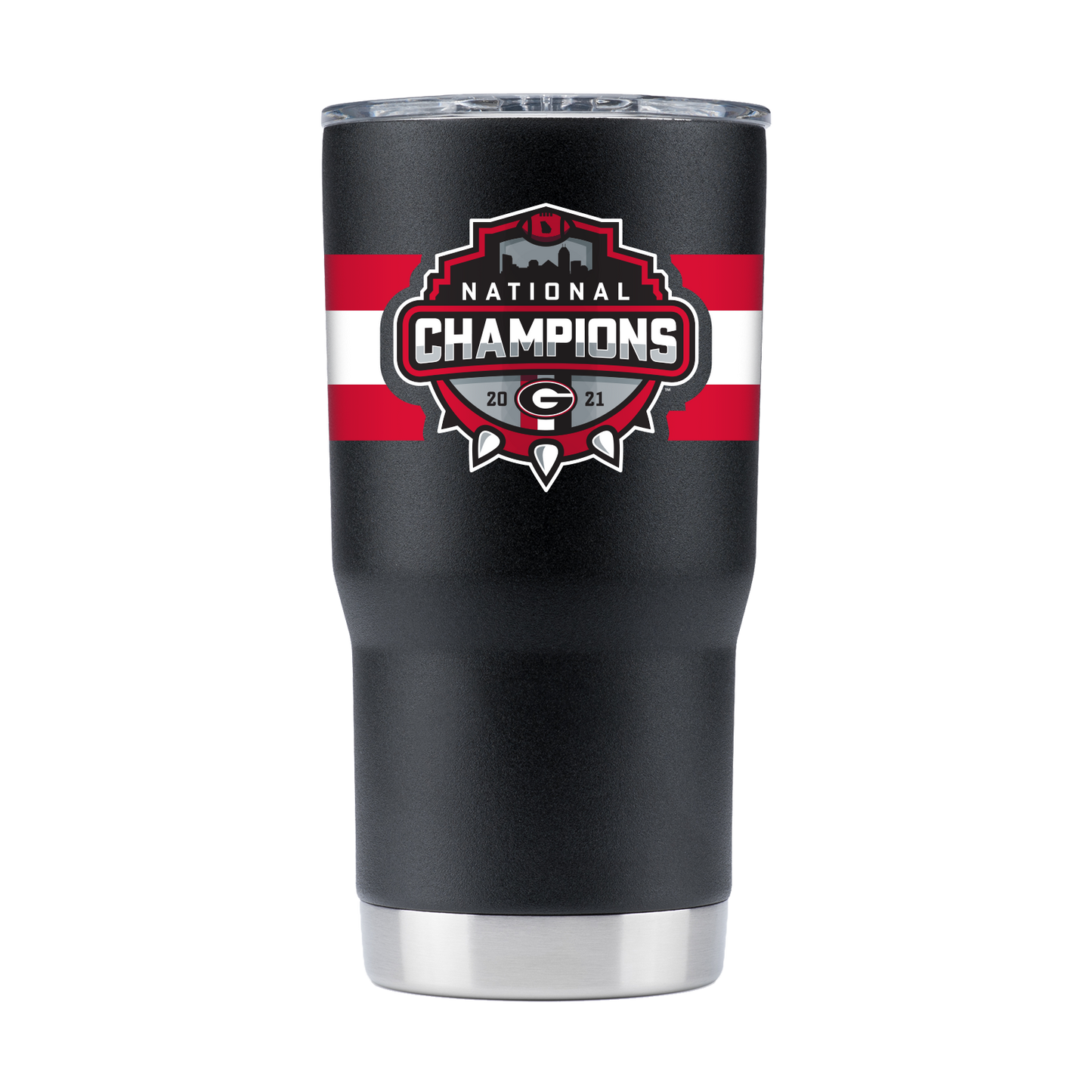 Georgia 20oz National Champs Black Tumbler