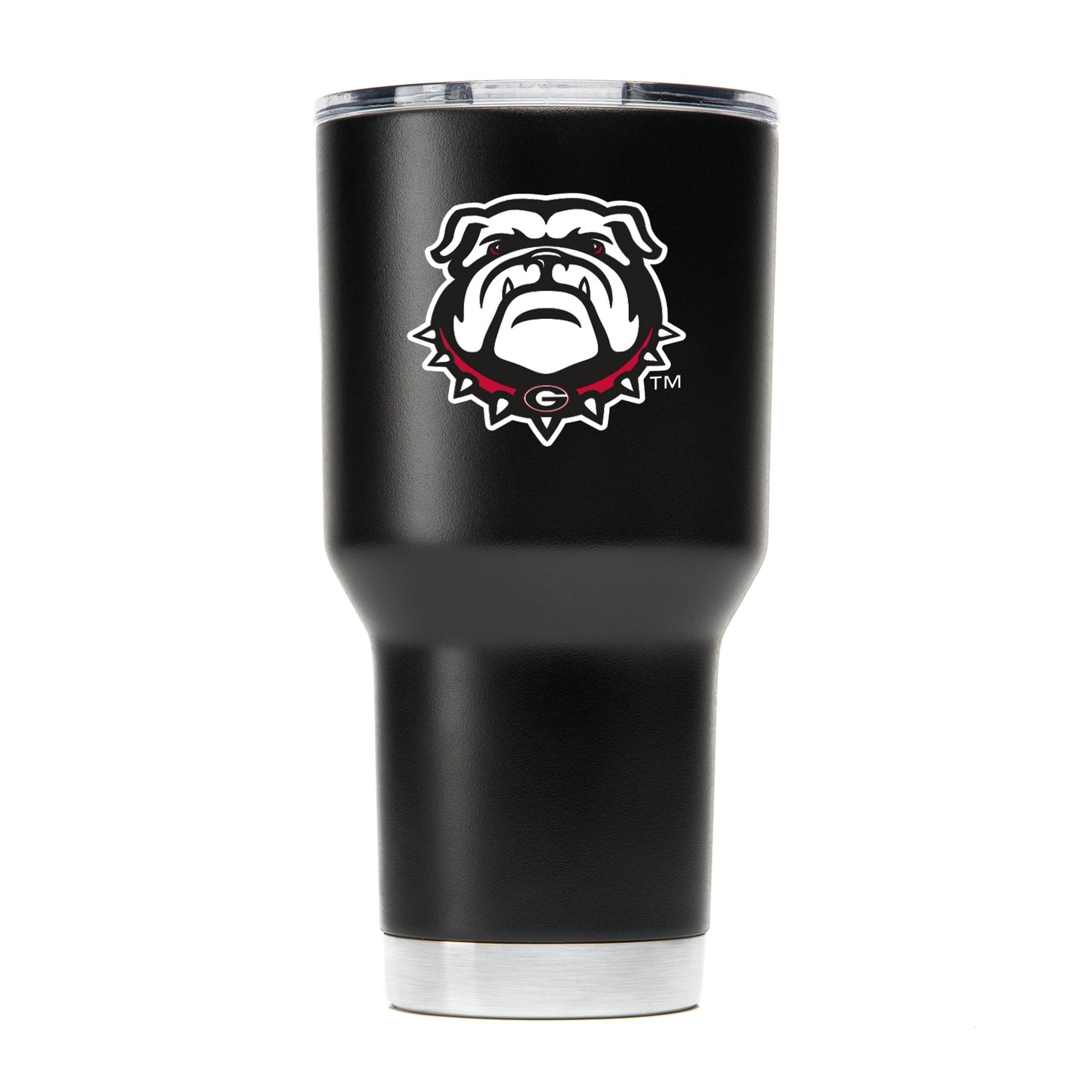 Georgia 30oz Black Tumbler - Bulldog