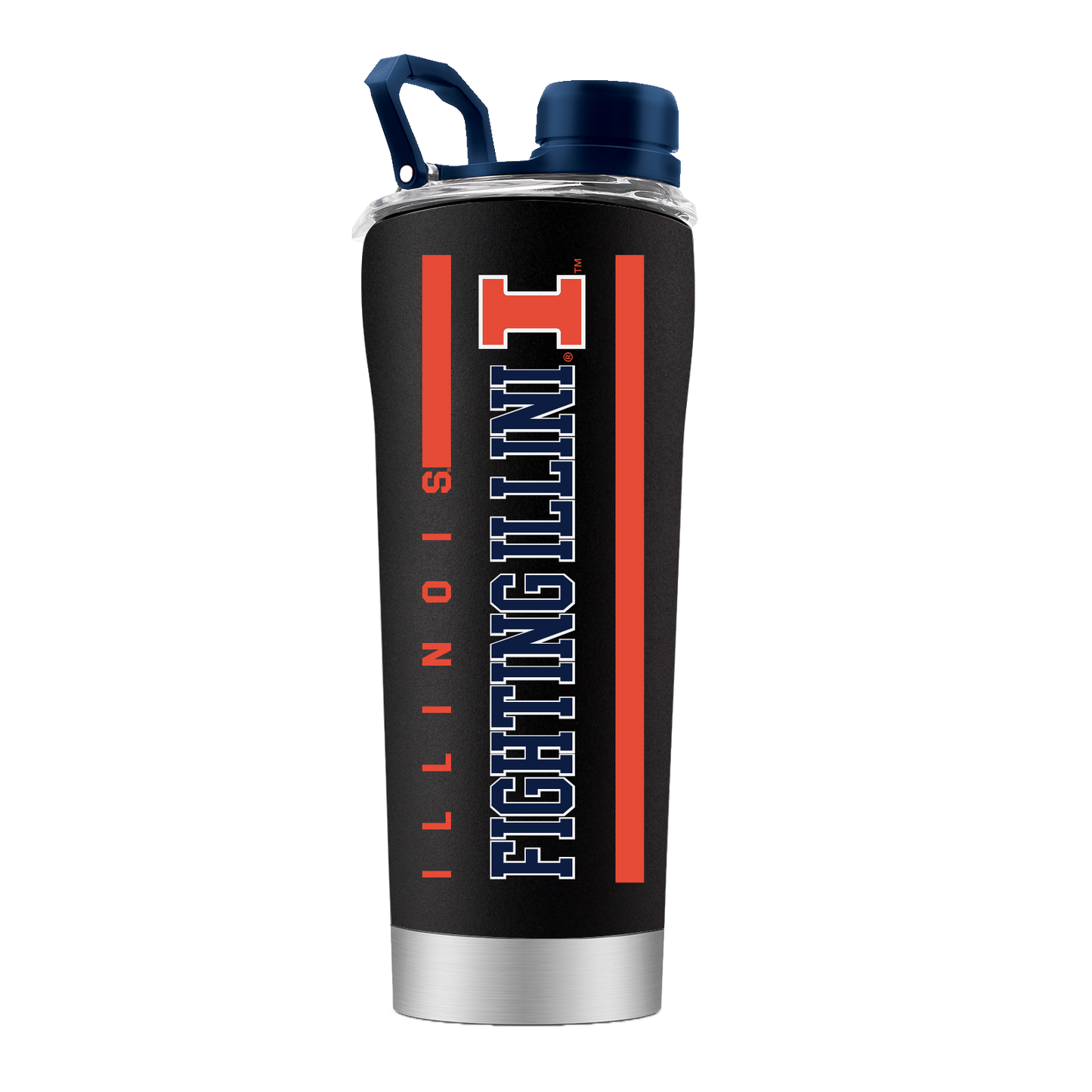 Illinois Black Stainless Steel Shaker