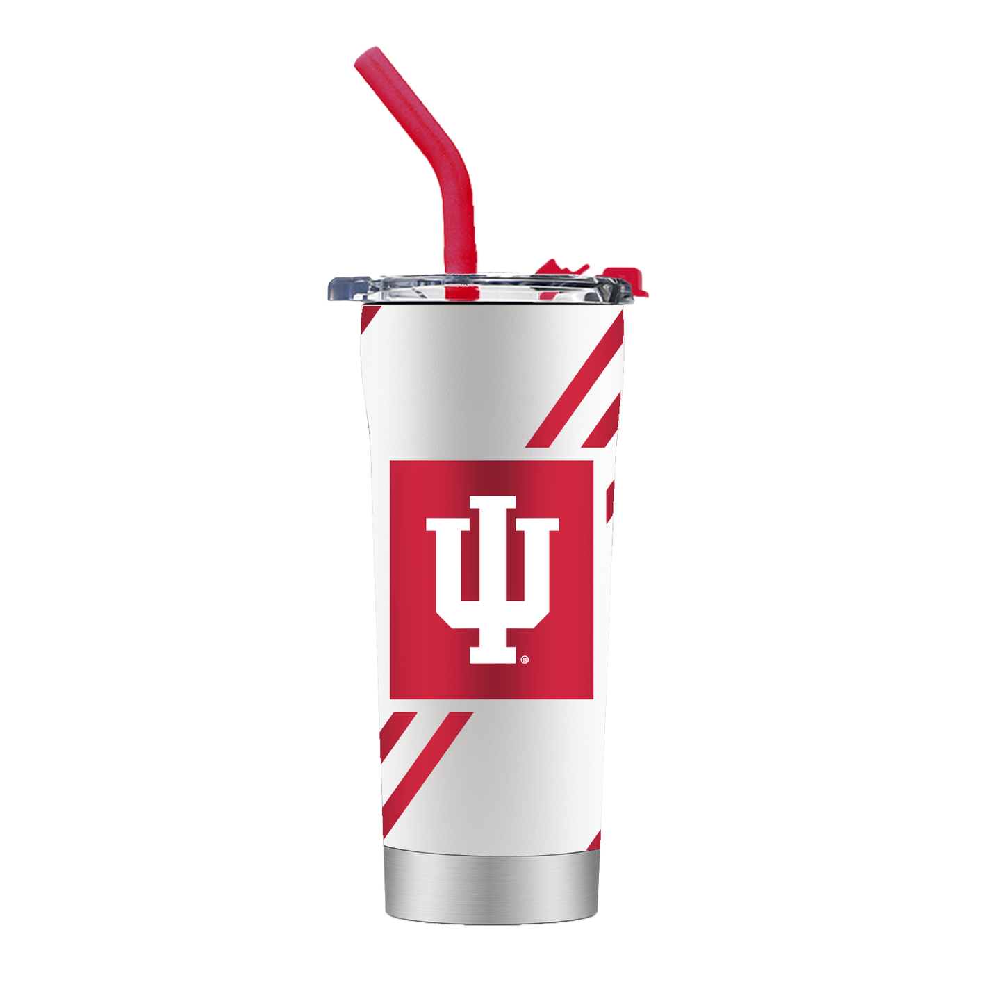 Indiana White Straw Tumbler