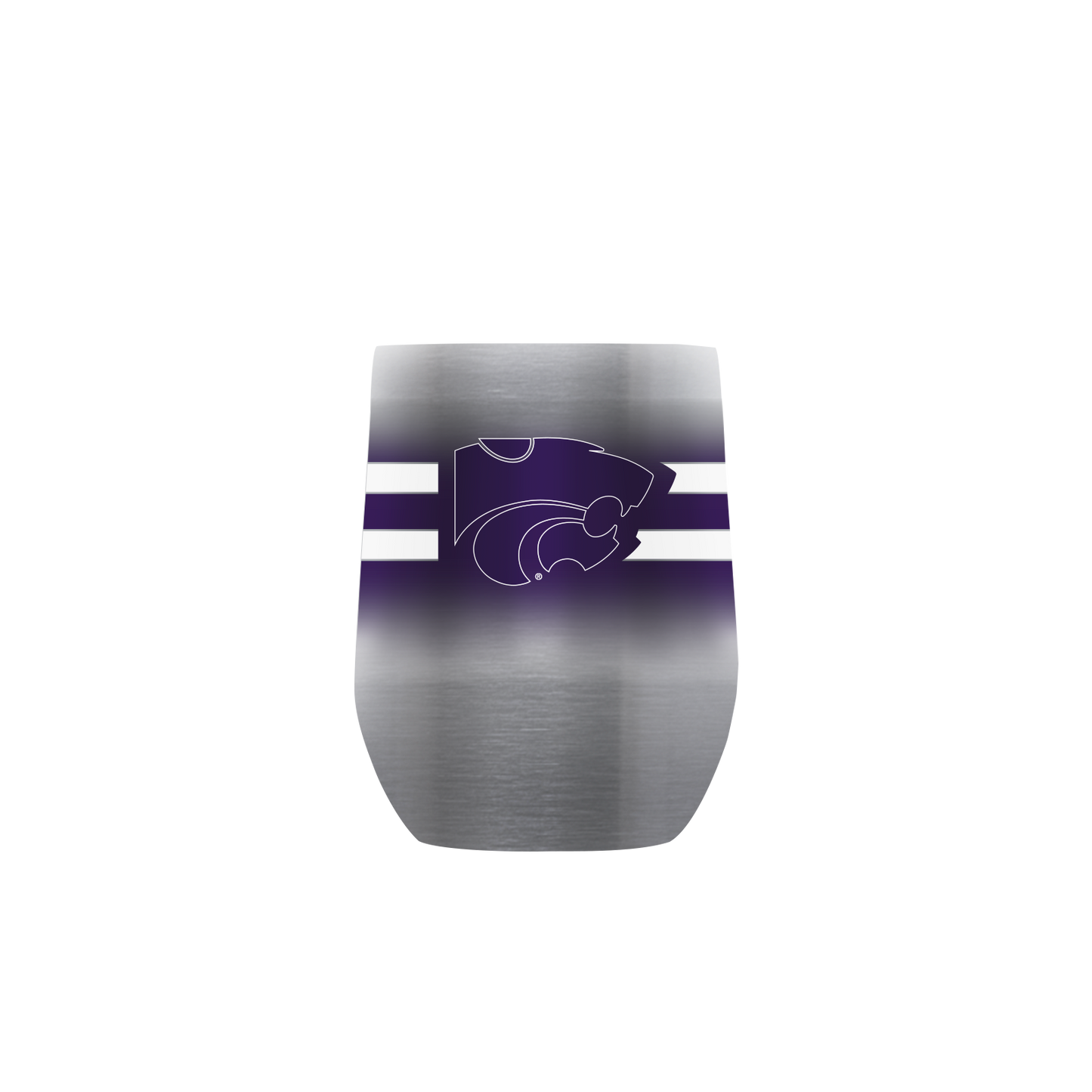 Kansas State 12oz Stemless Tumbler