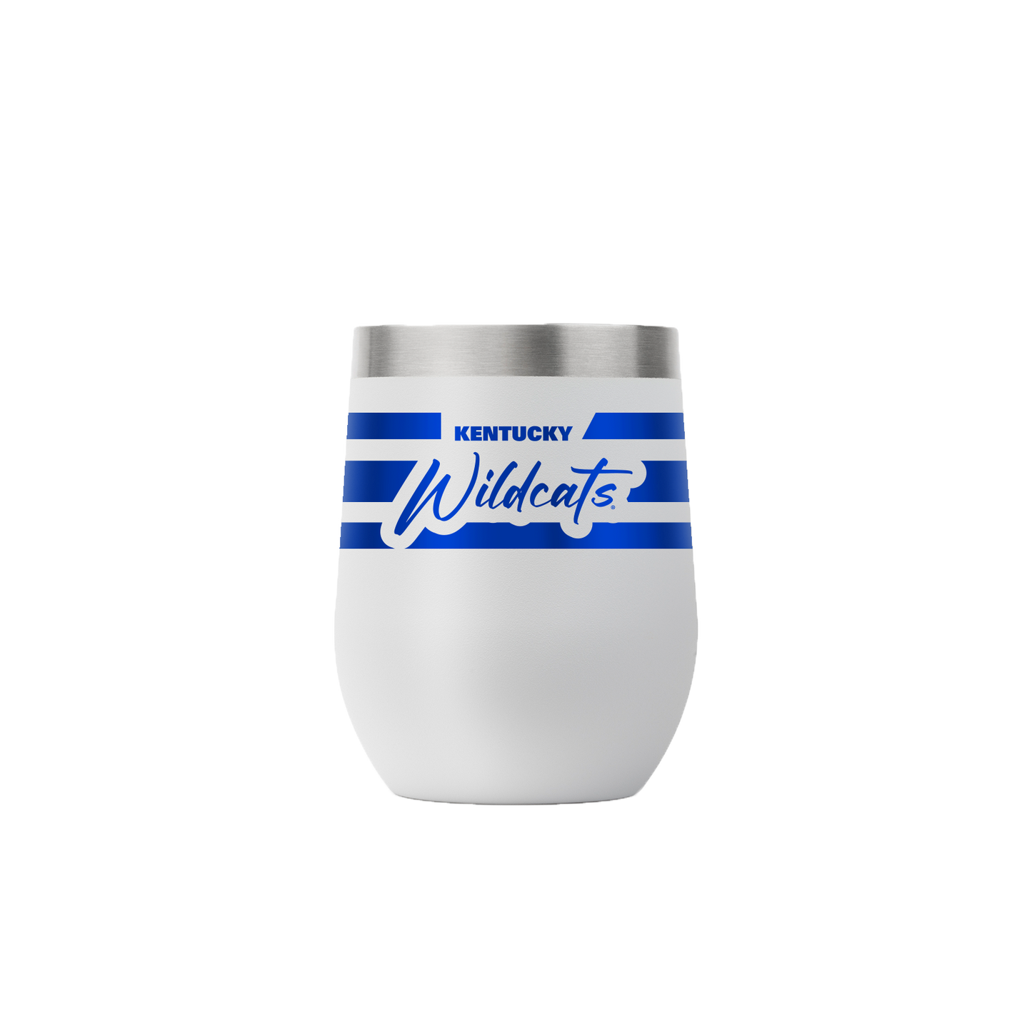 Kentucky 12oz Script Stemless Light Gray Tumbler