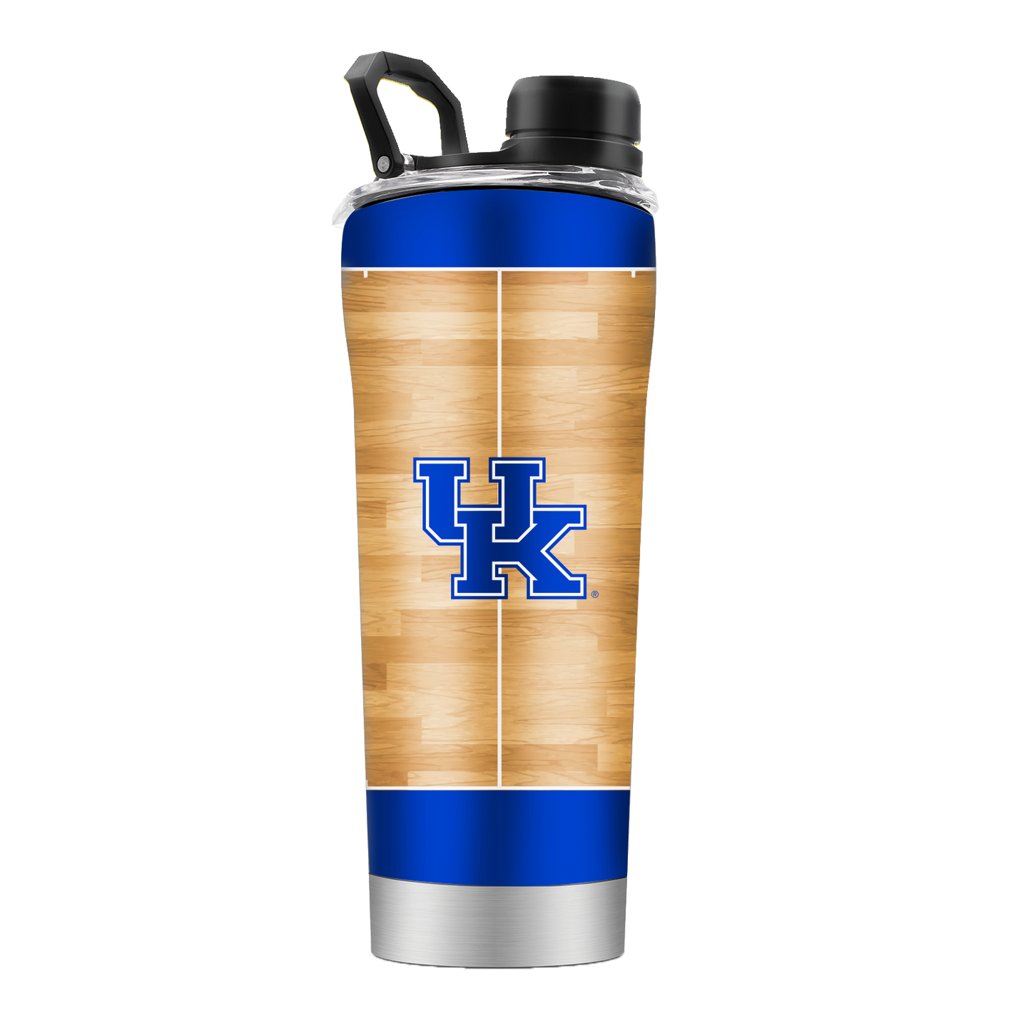 Kentucky Basketball Court Stainless Steel Shaker