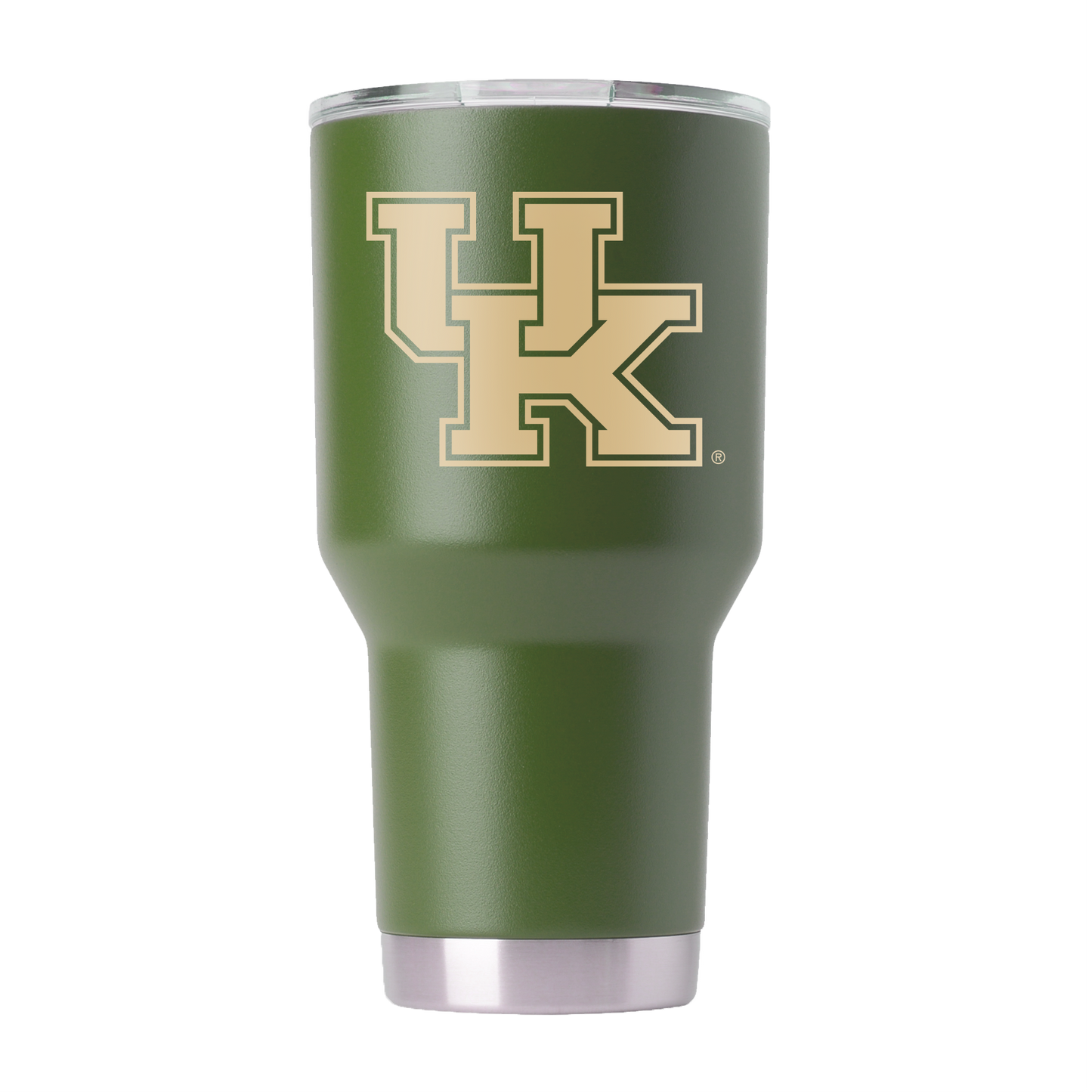 Kentucky 30oz Olive Green Tumbler - American Flag Design