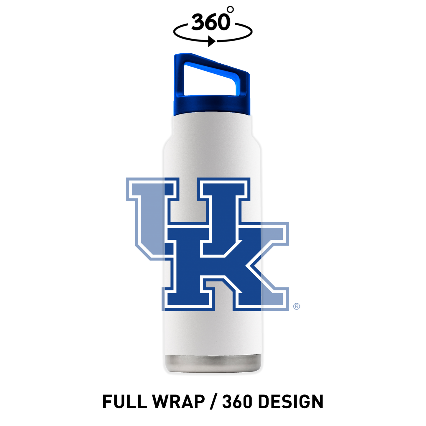 Kentucky 40oz White Bottle