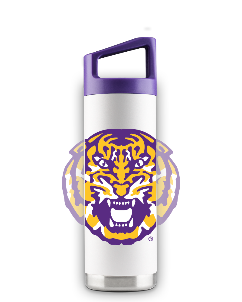 Louisiana State 16oz White "Mascot" Youth Bottle