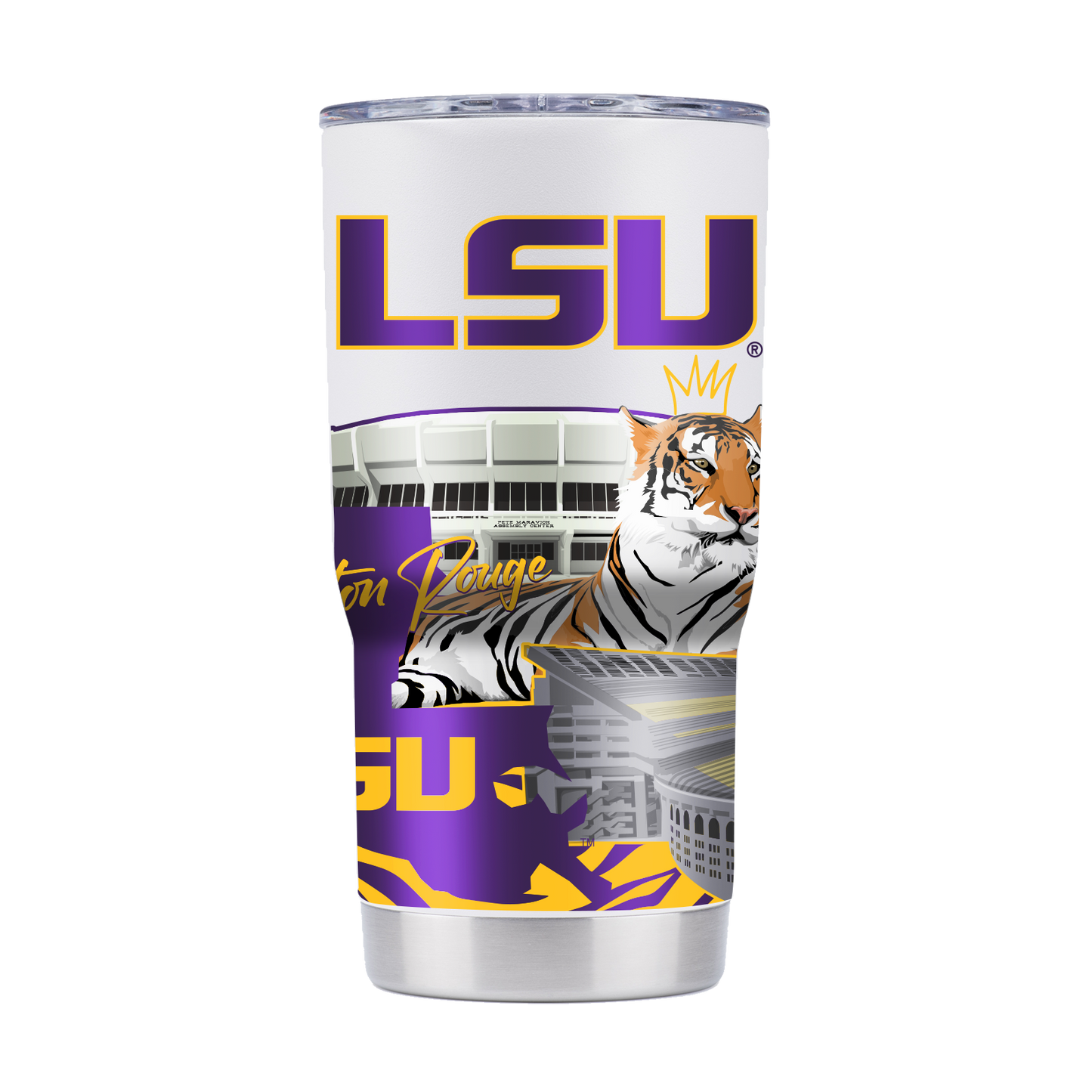 LSU 20oz Campus Icons Tumbler