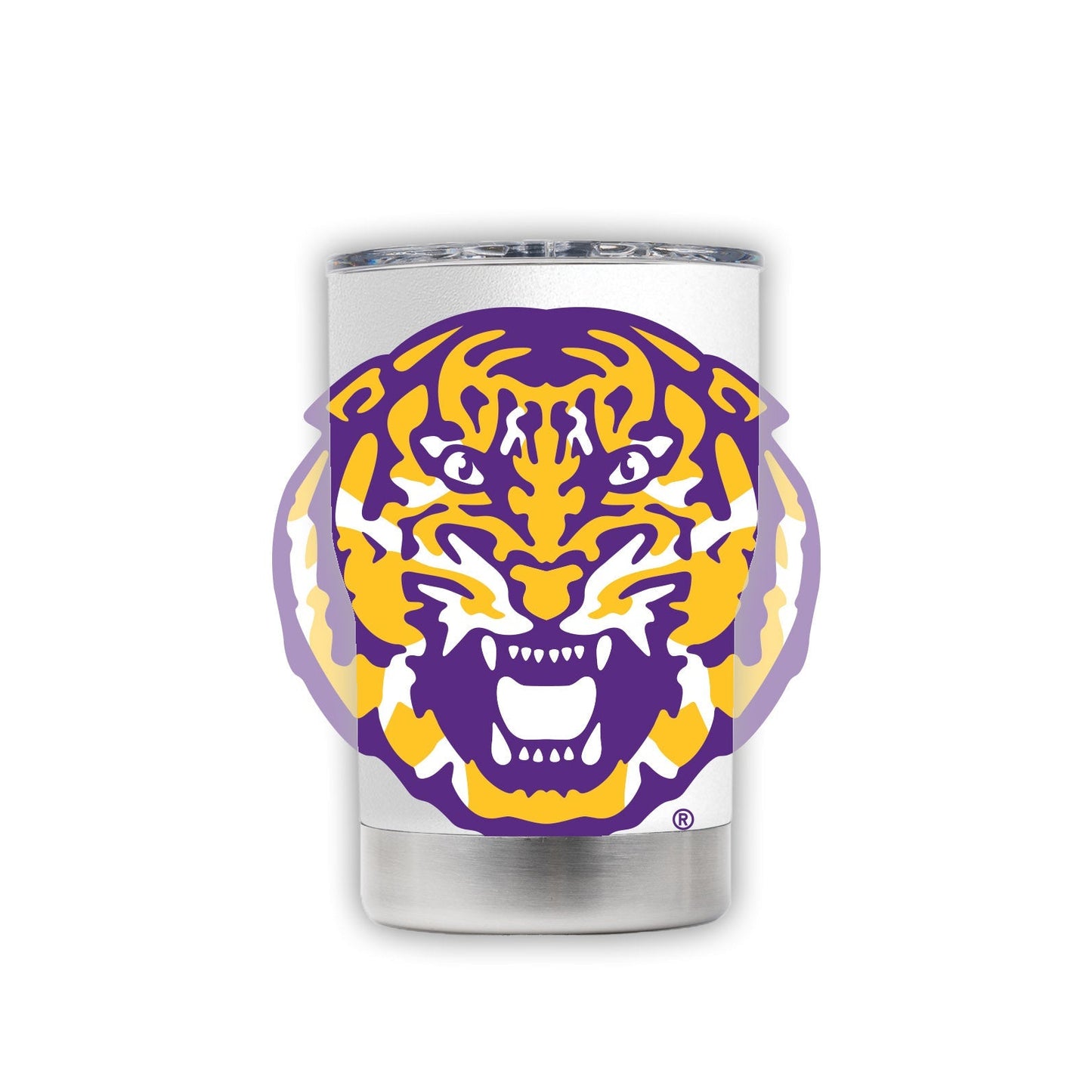 LSU Jacket 2.0 White "Tiger"Can-Bottle Cooler