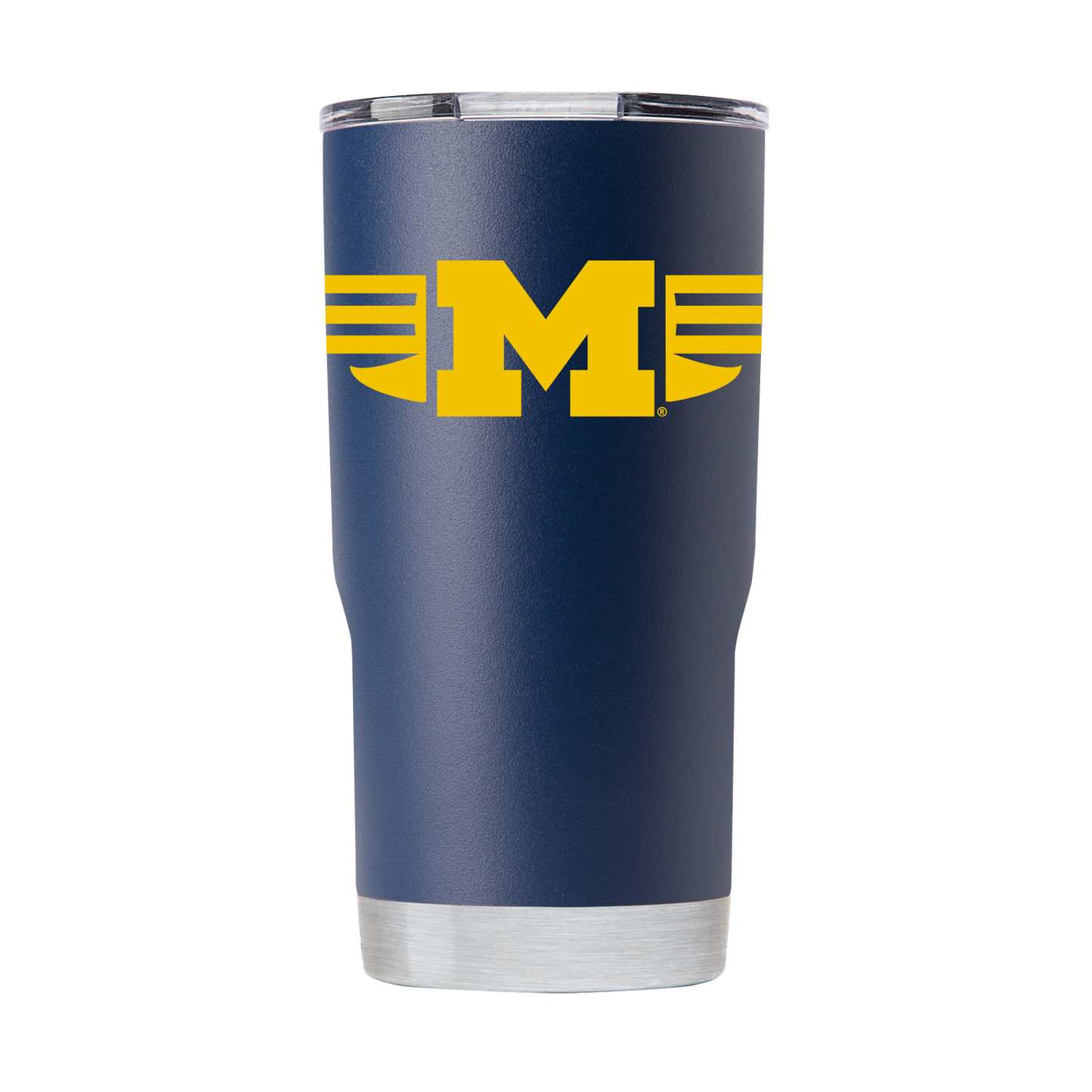 Michigan 20oz Navy Tumbler w-stripes
