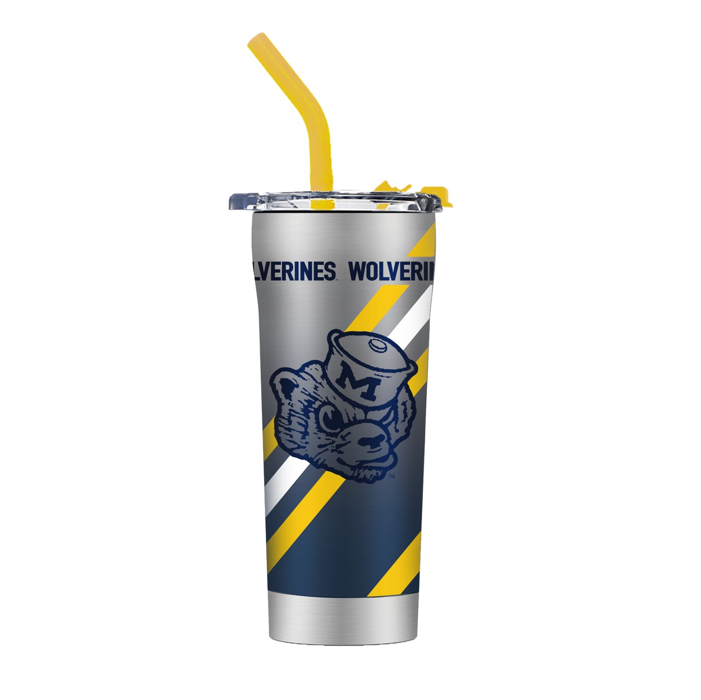 Michigan College Vault Straw Tumbler