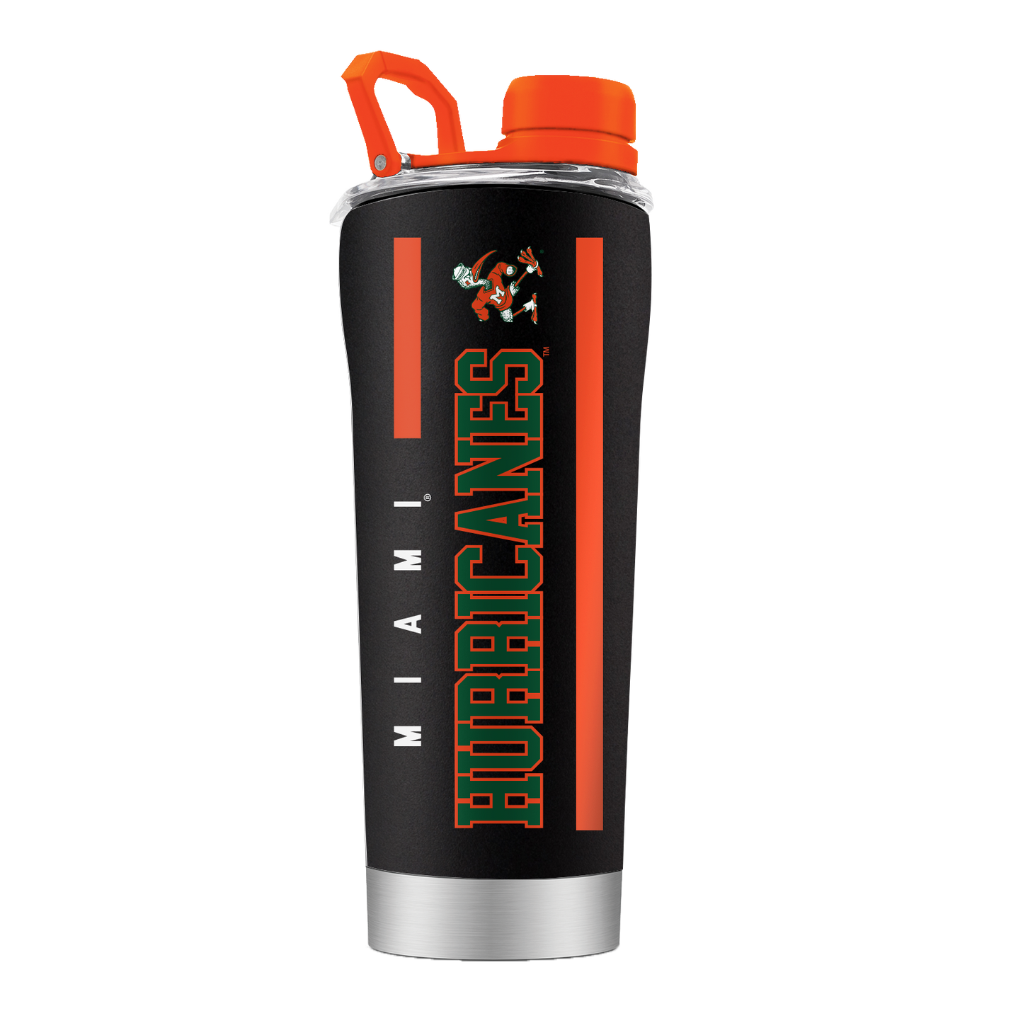 Miami Black Stainless Steel Shaker
