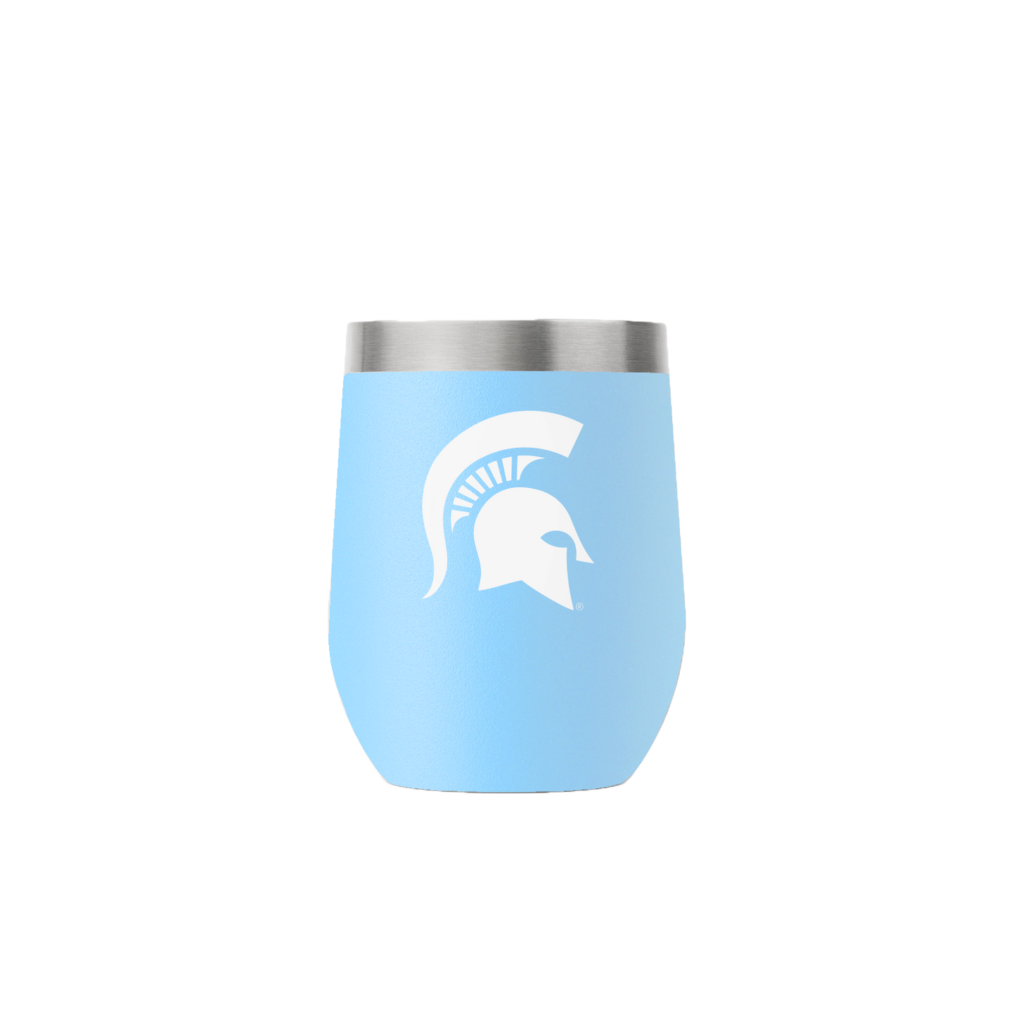 Michigan State 12oz Stemless Light Blue Tumbler