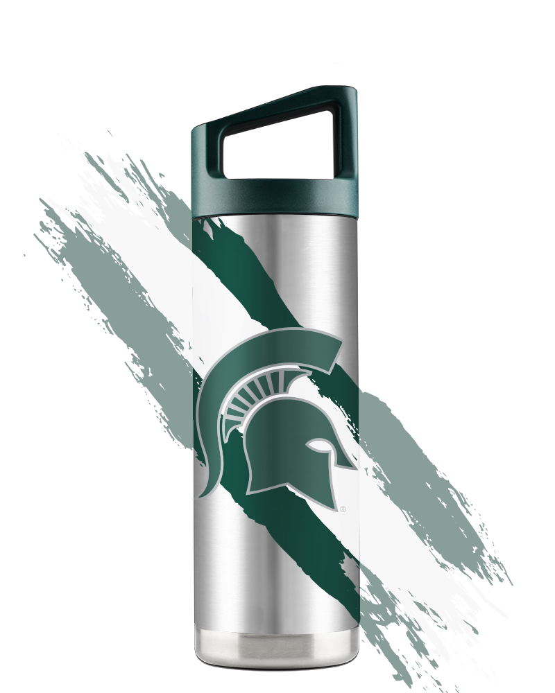 Michigan State 16oz Stainless Steel Youth Bottle