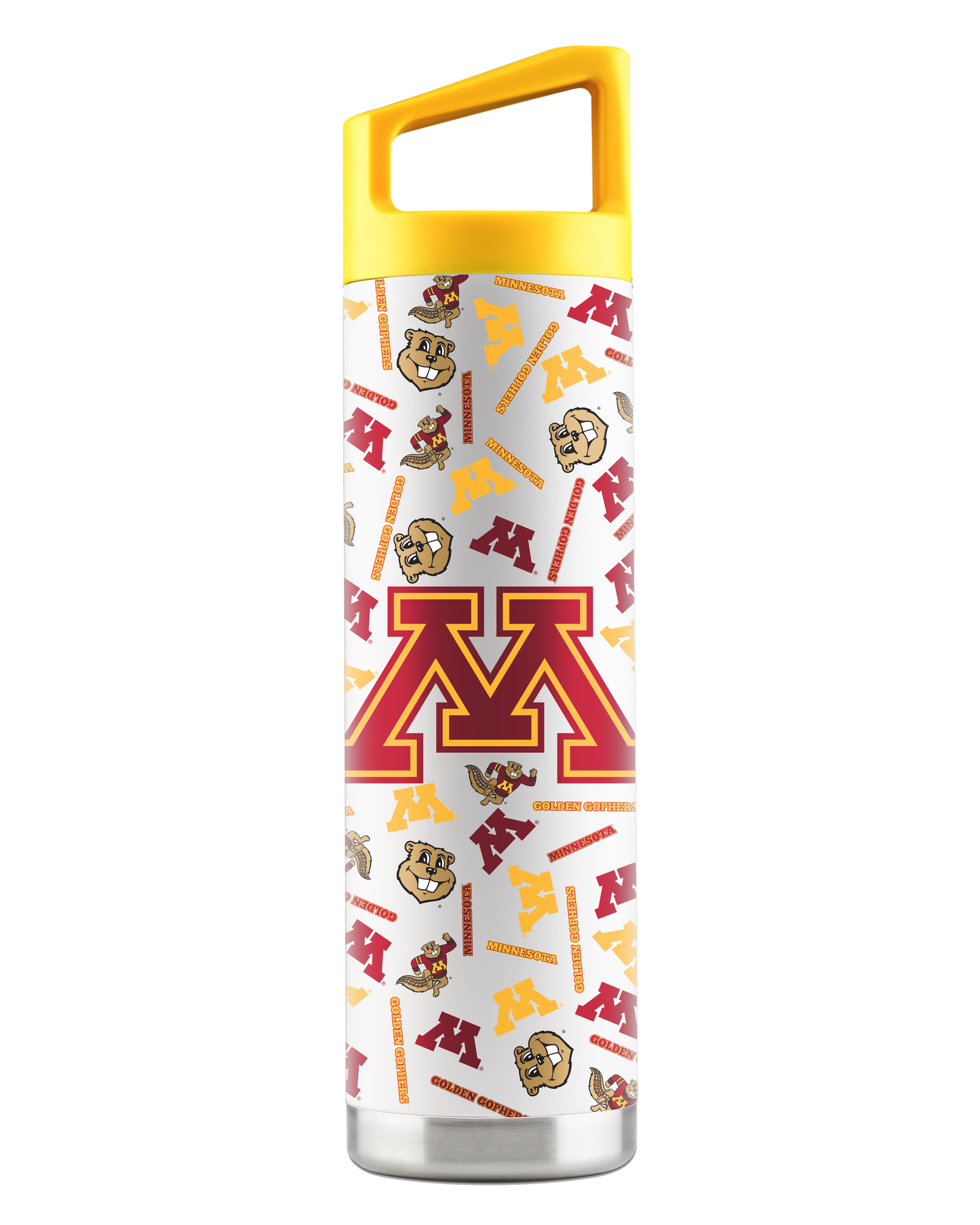 Minnesota 22oz White All Over Bottle
