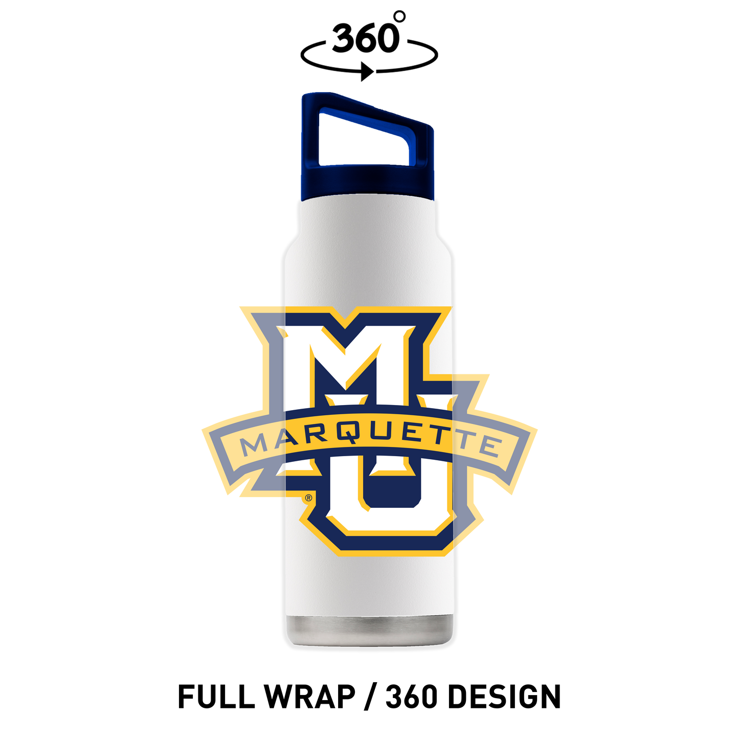 Marquette 40oz White Bottle