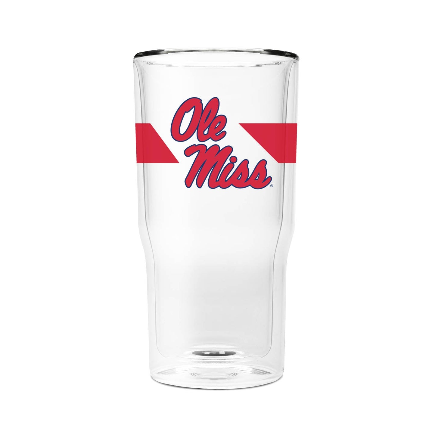 Ole Miss 16oz 2-Pack Glass Tumblers