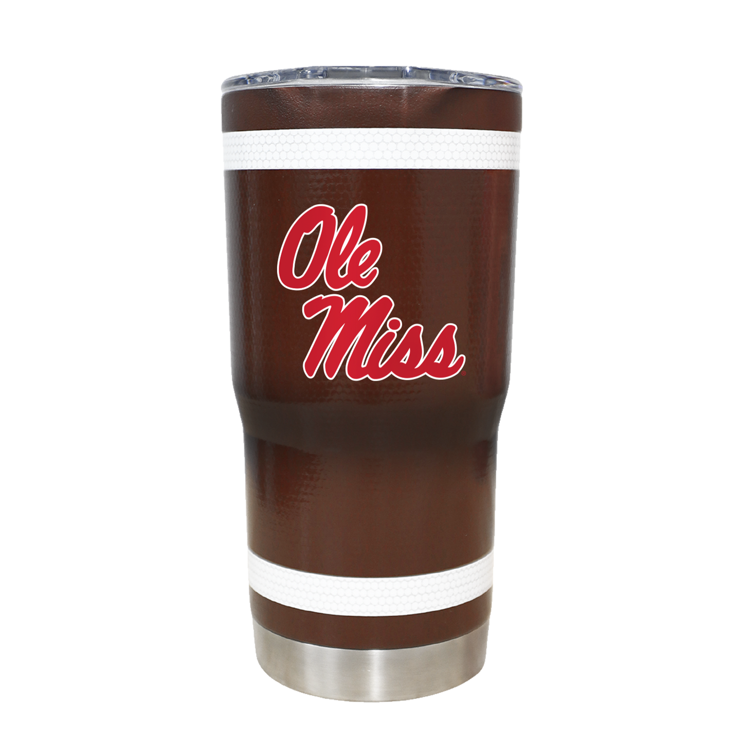 Ole Miss 20oz Football Textured Tumbler