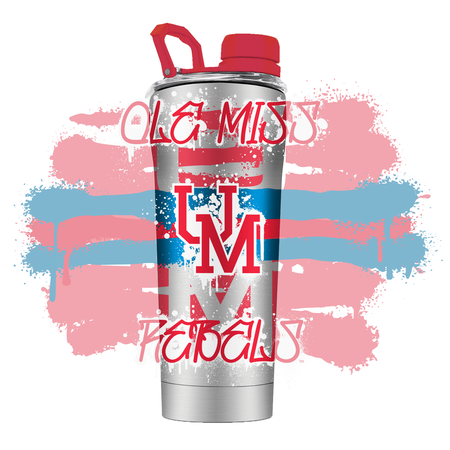 Ole Miss Vault Collection Stainless Steel Shaker