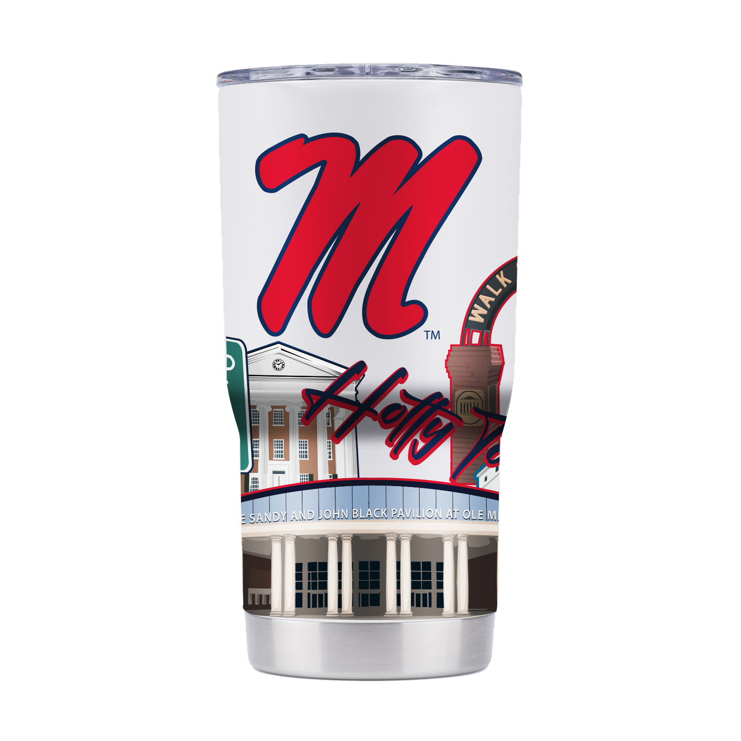 Ole Miss 20oz Campus Icons Tumbler