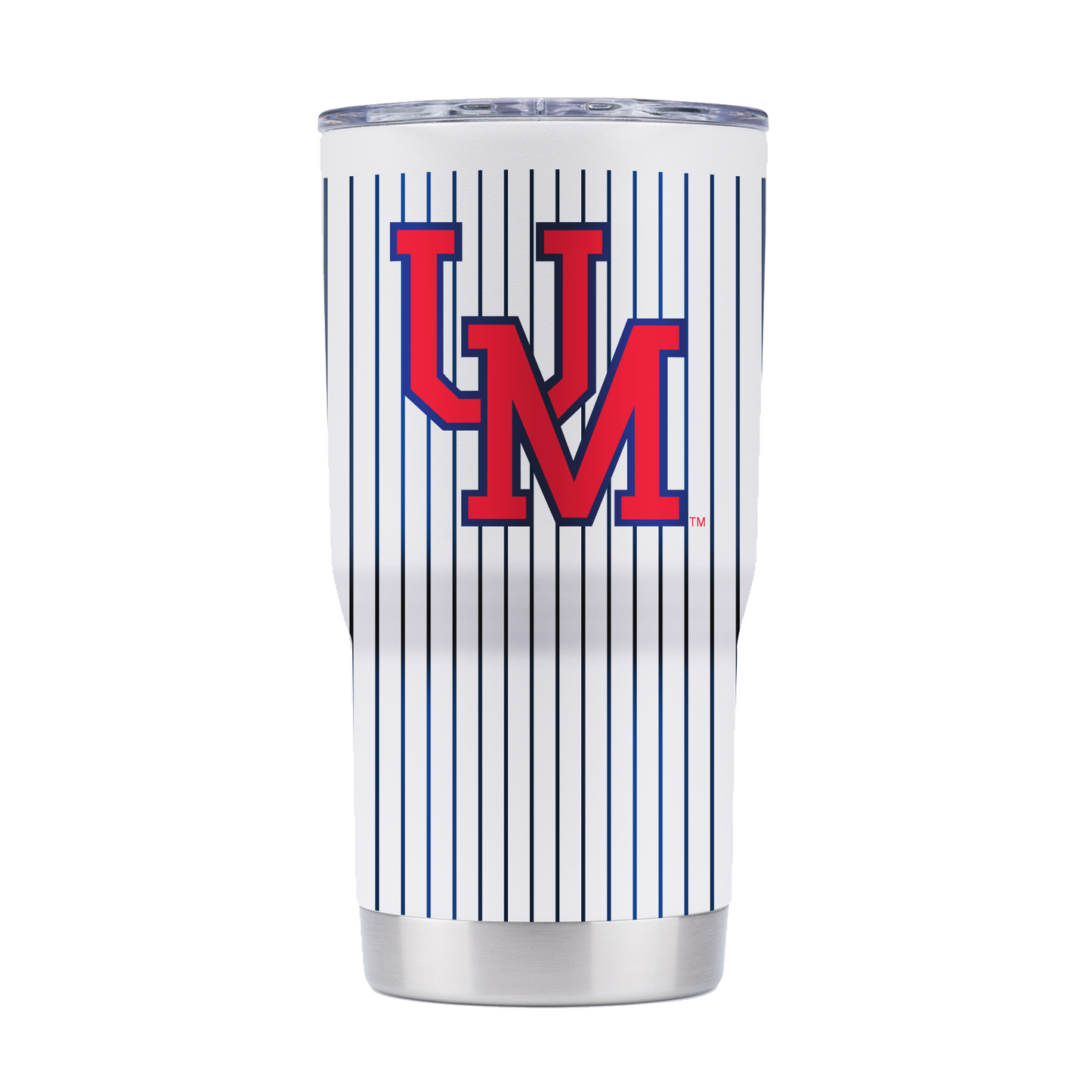 Ole Miss Vault Collection 20oz Pinstripe Baseball Tumbler