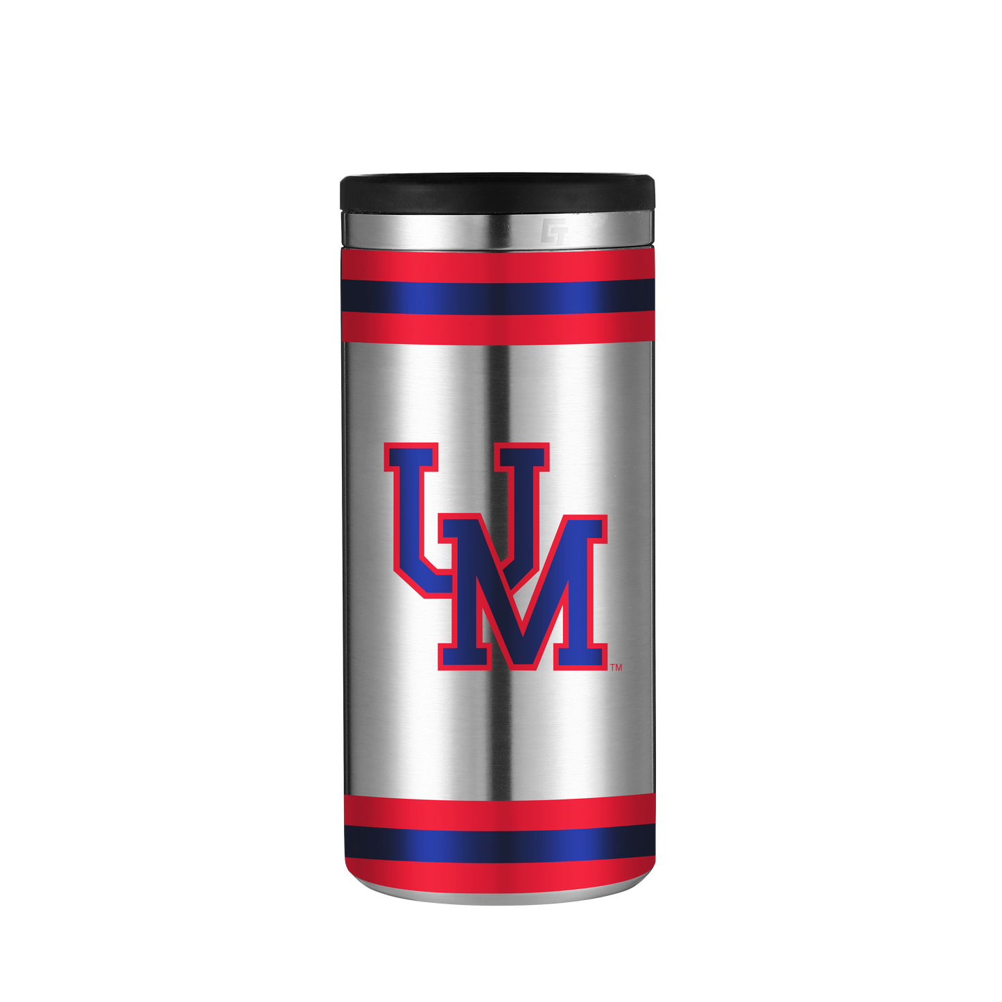 Ole Miss Vault Collection Stainless Steel Skinny Can Koozie