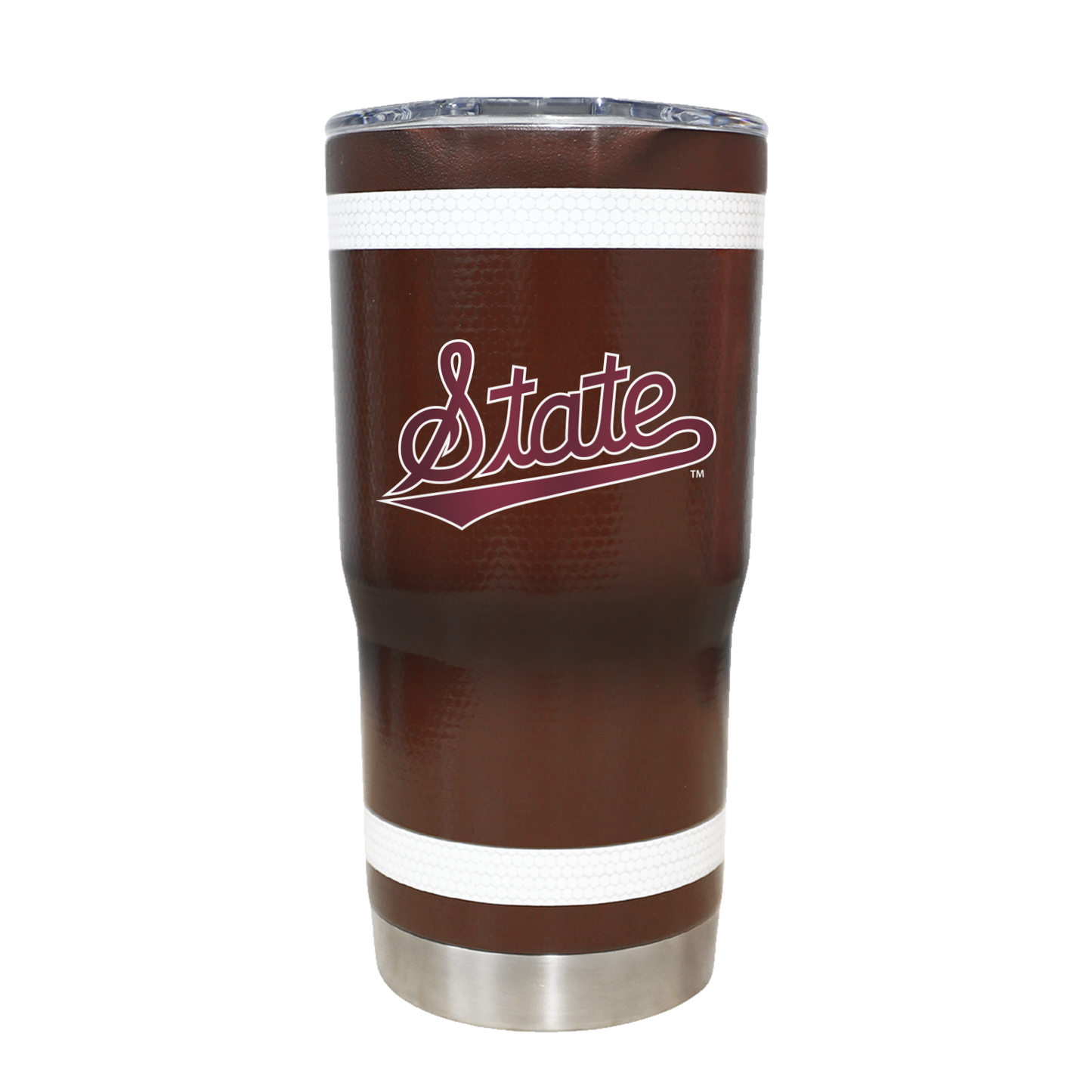 Mississippi State 20oz Football Textured Tumbler