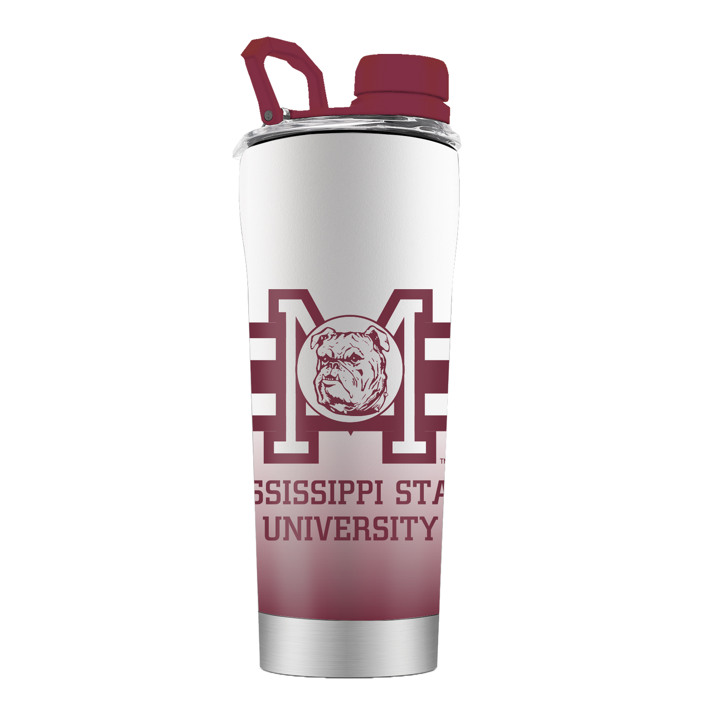 Mississippi State College Vault Stainless Steel Shaker